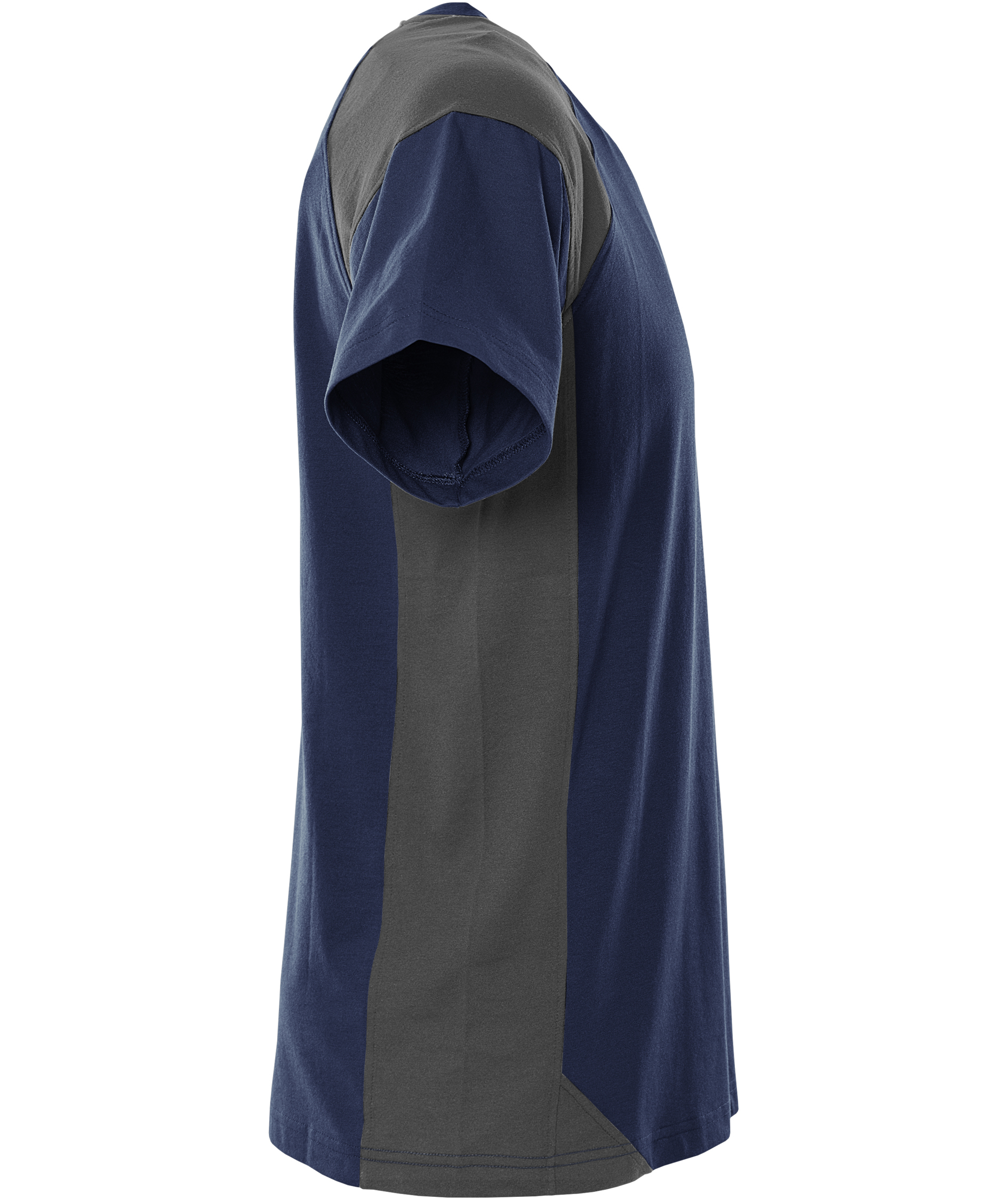 Fristads Heavy T-shirt 7046 GTM, Marin/Gr&aring;, large image number 2