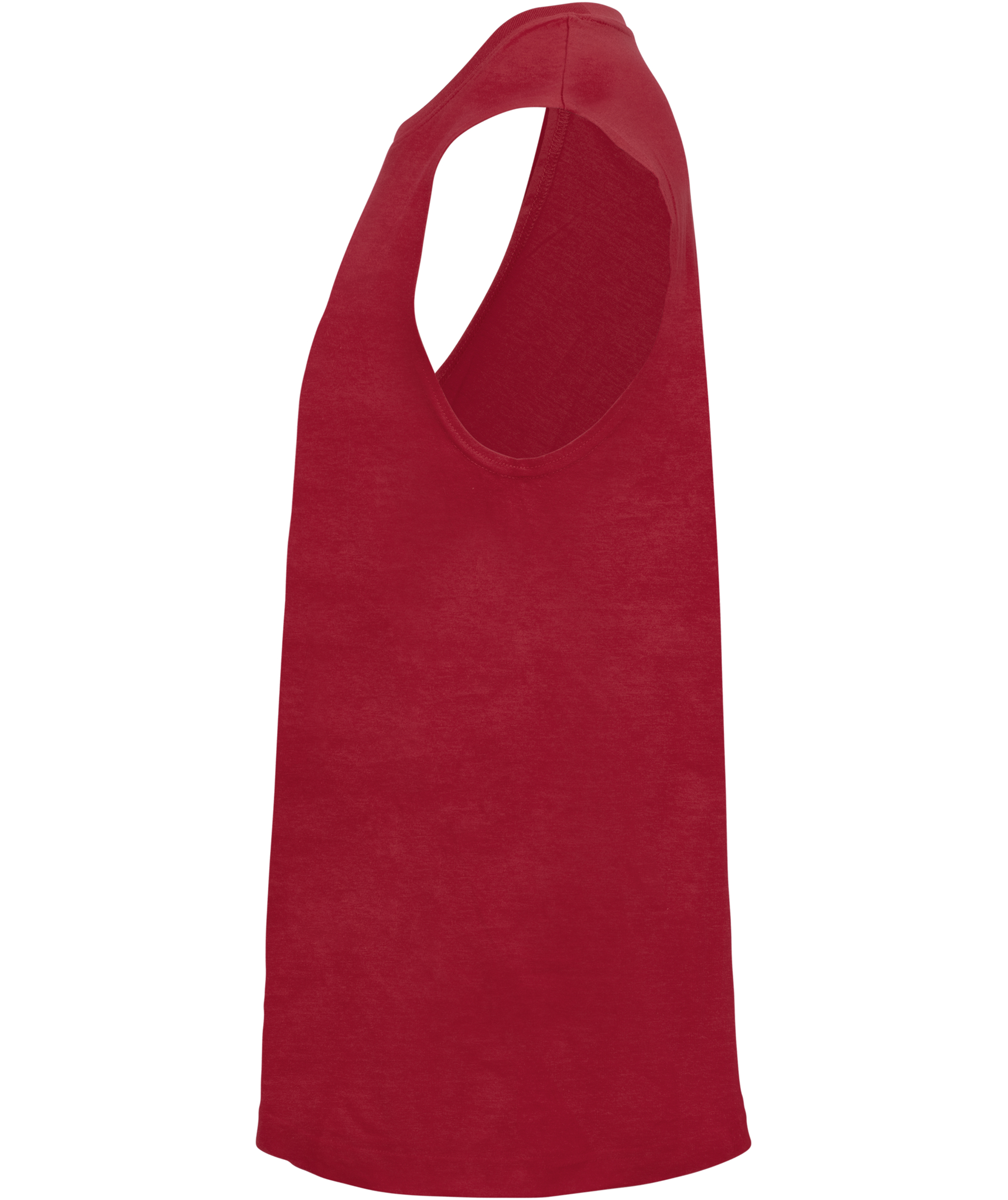 Clique Sleeveless tank top, R&oslash;d, large image number 3