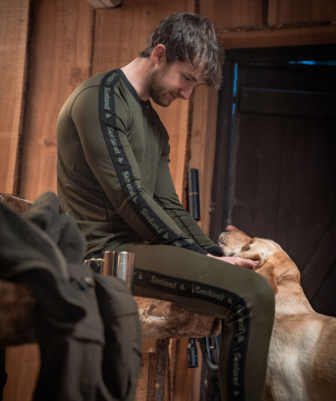 Seeland Crest Baselayer-Set, Light pine