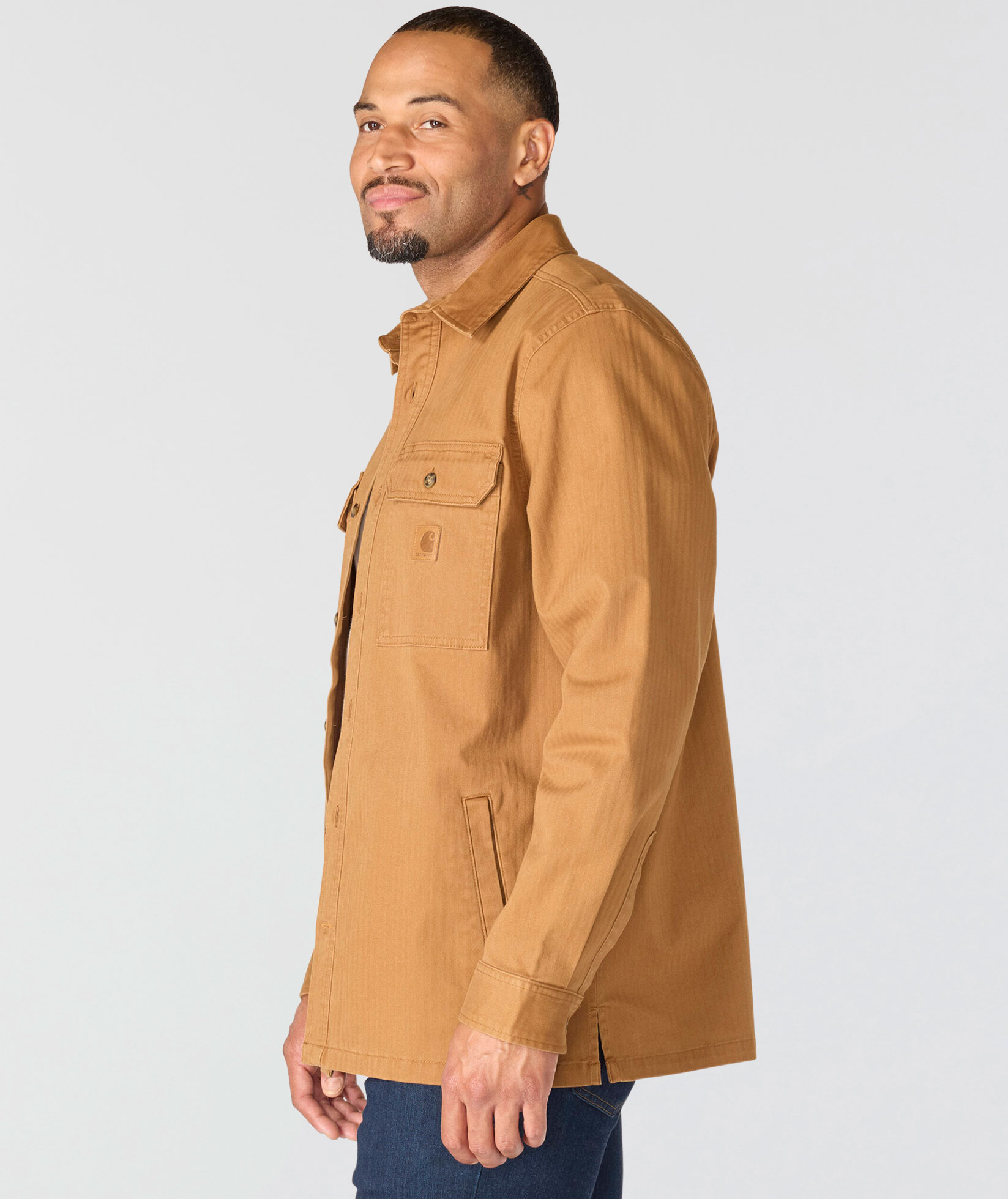 Carhartt Newcastle skjortejakke, Carhartt Brown, large image number 4
