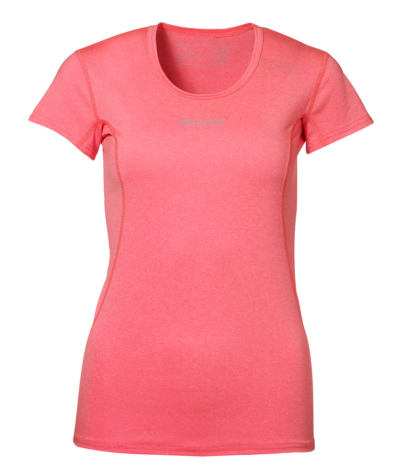 GEYSER Tr&auml;nings T-shirt Active dam, Orange Melerad