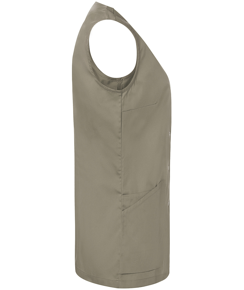 Karlowsky Essential sleeveless women's tunic, sage, large image number 3