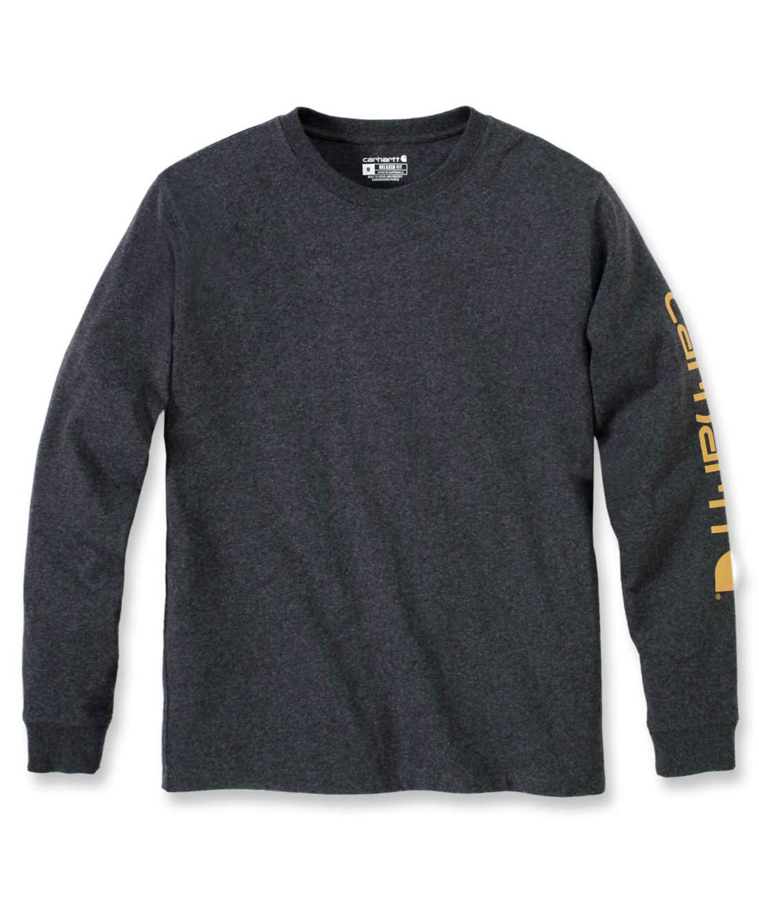 Carhartt l&aring;ng&auml;rmad T-shirt, Carbon Heather