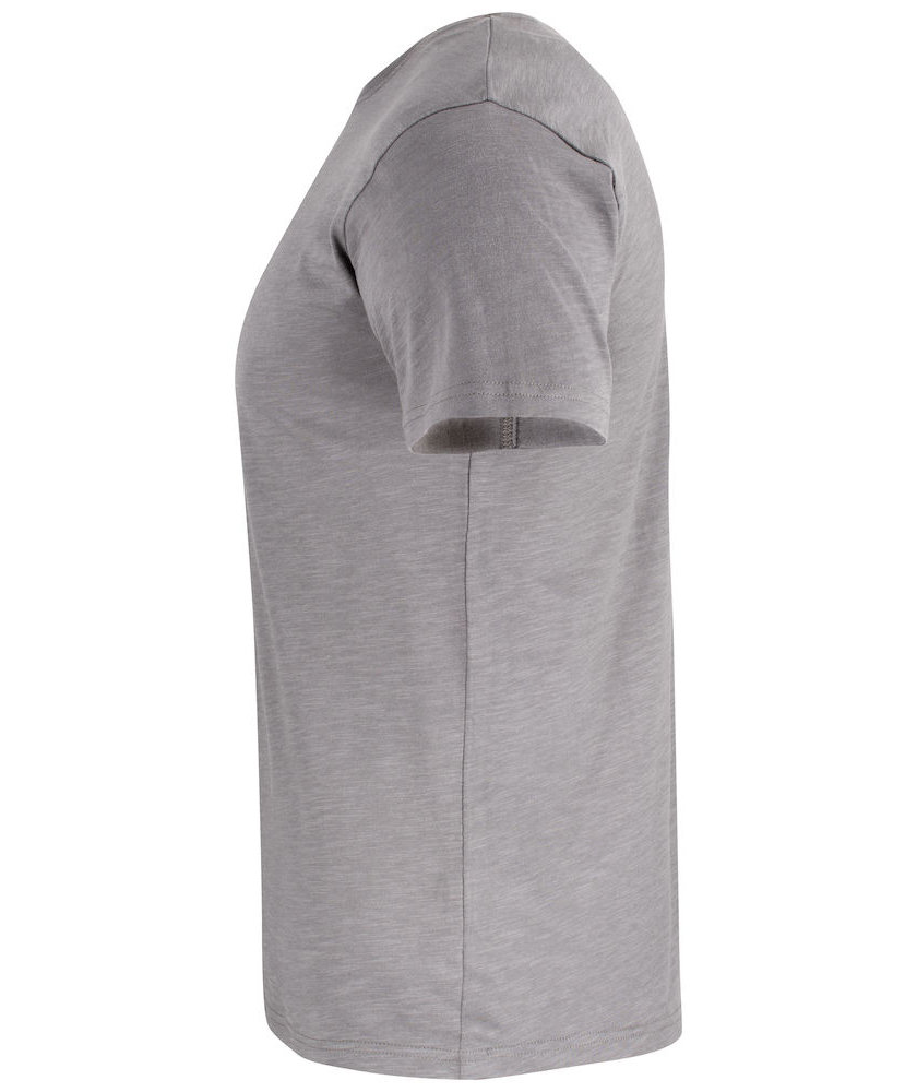 Clique Slub T-skjorte, Gr&aring;, large image number 3