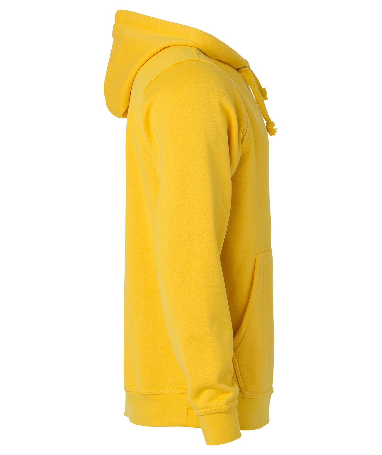 Clique Basic hoodie, Lemon Yellow, large image number 3