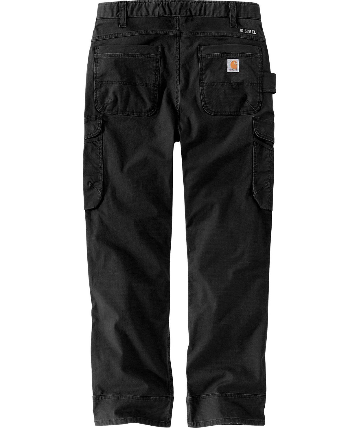 Carhartt Steel Rugged Flex cargo arbetsbyxa, Black, large image number 2