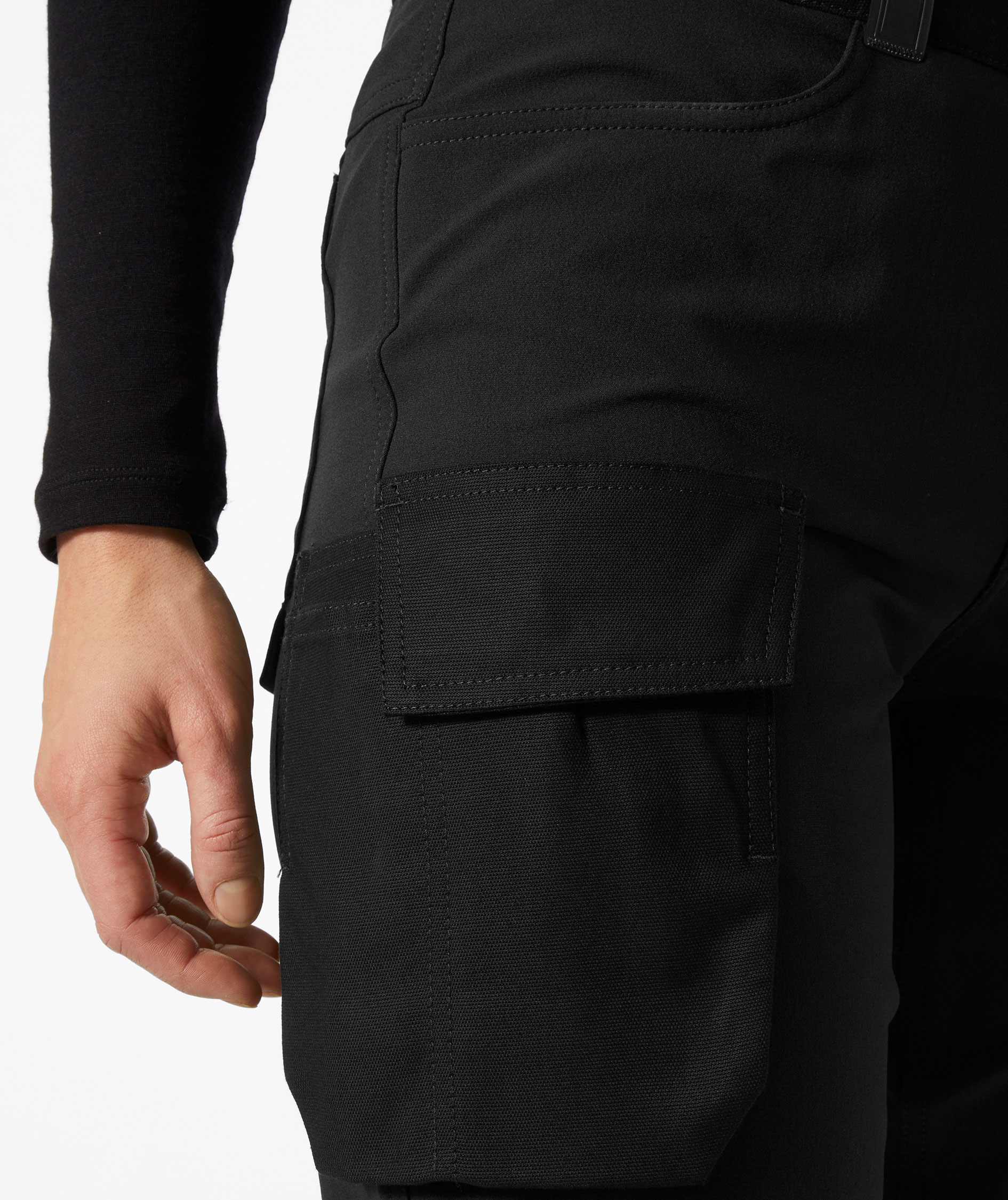 Helly Hansen Oxford 4X women's cargo trousers full stretch, Black, large image number 4