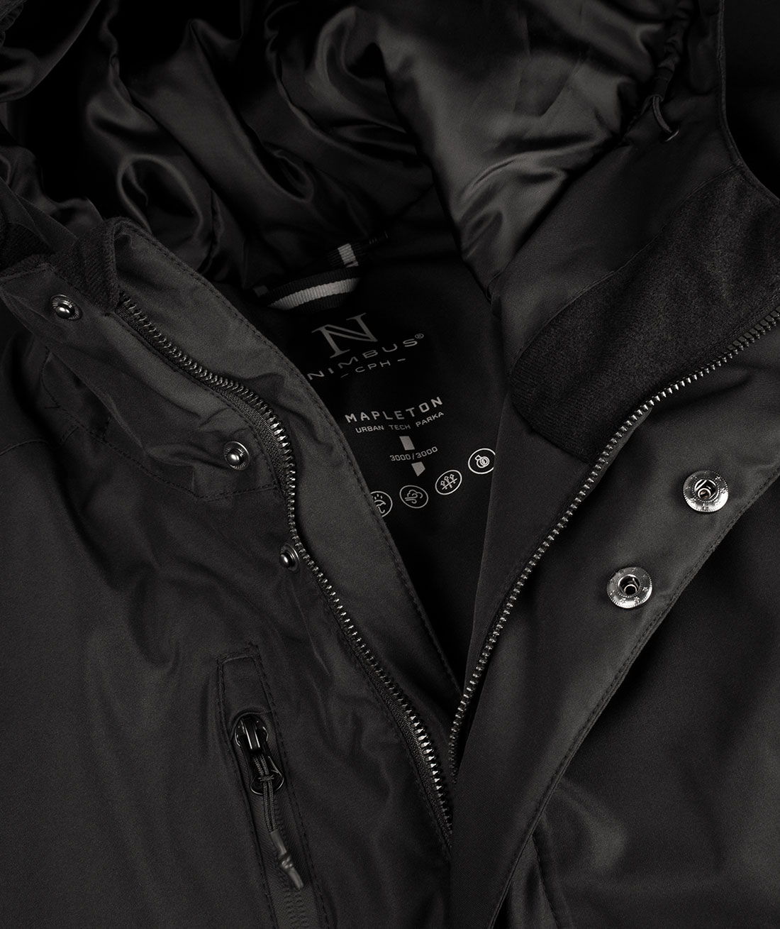 Nimbus Mapleton parkas, Svart, large image number 8