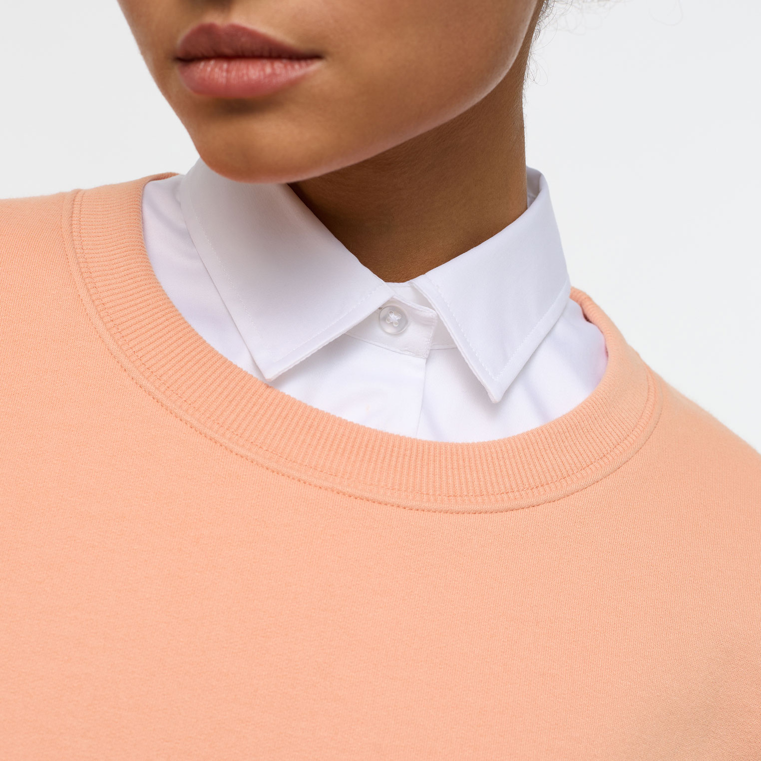 Eterna Satin Damen Hemdkragen, White, large image number 3