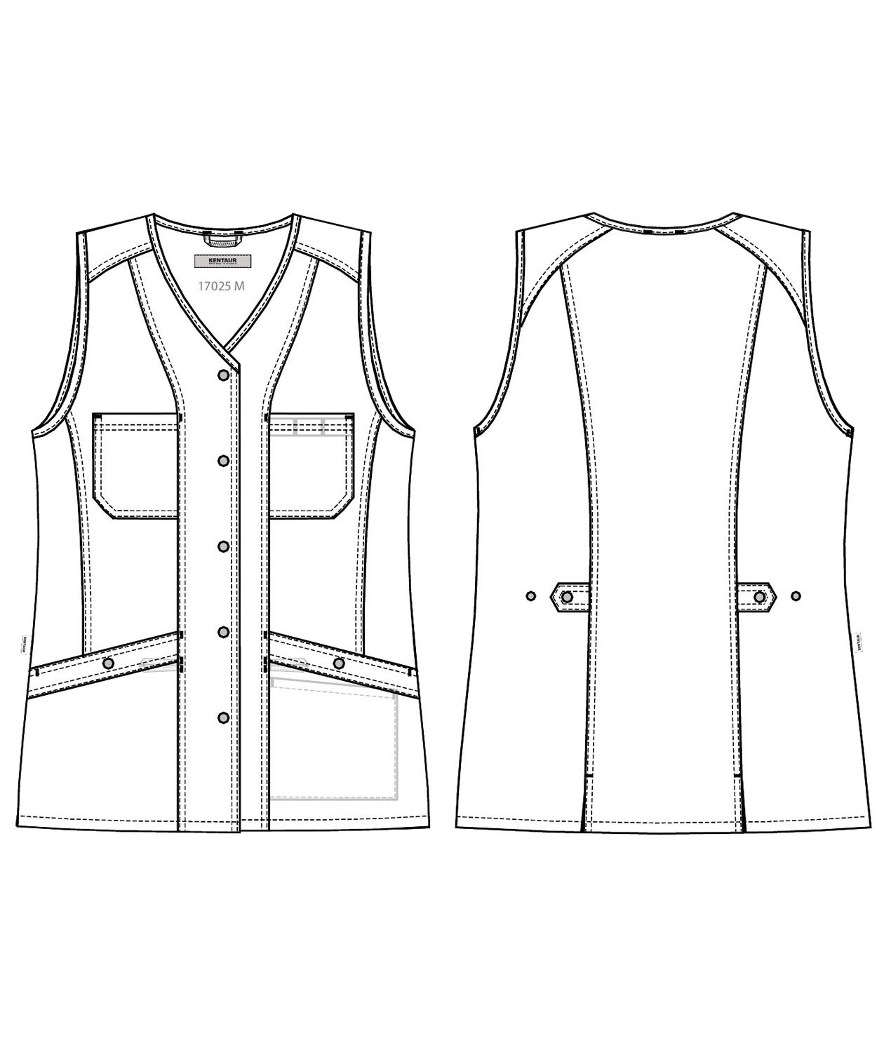 Kentaur v&auml;st dam, M&ouml;rk Marin