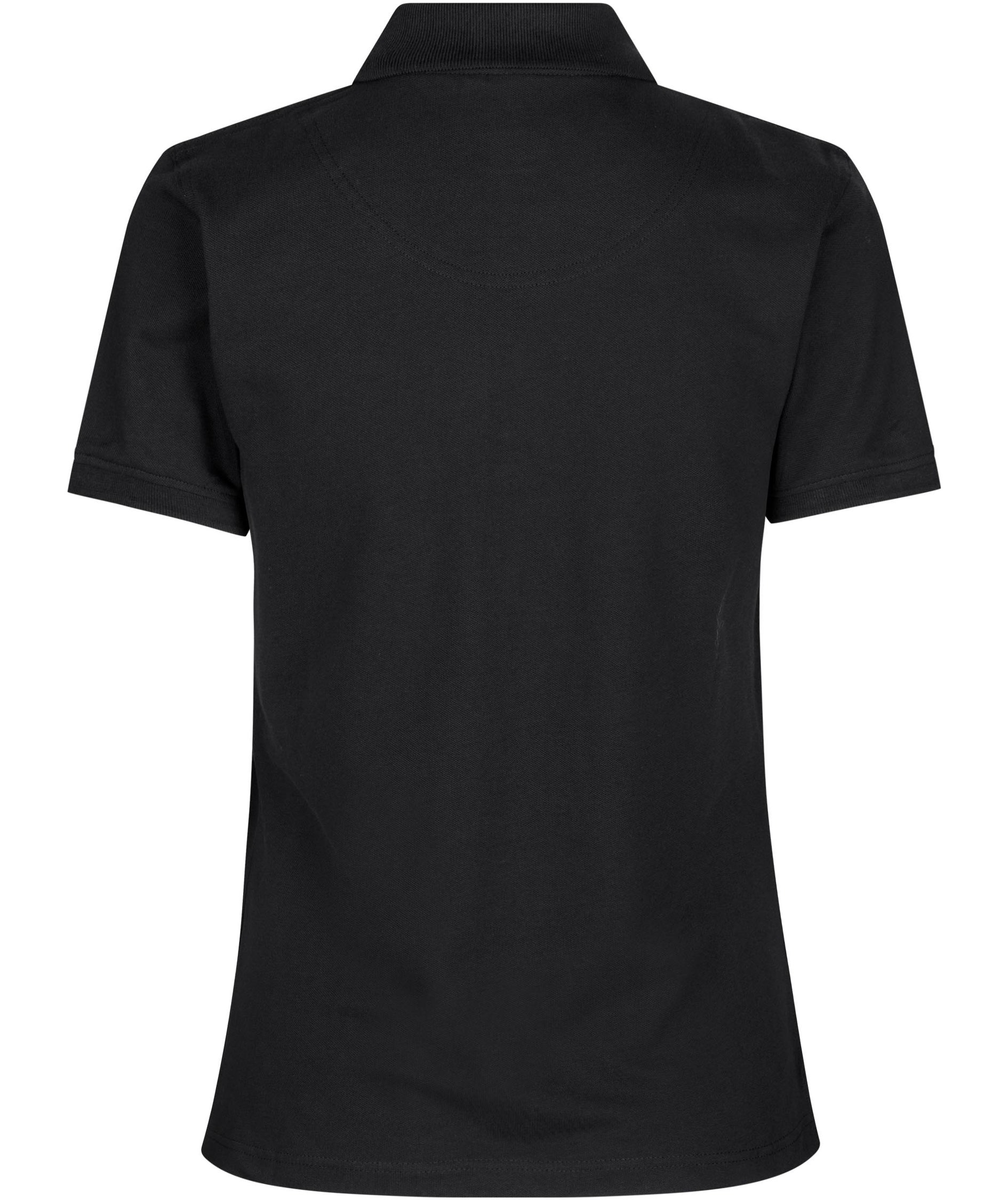 ID Damen Poloshirt mit Stretch, Schwarz, large image number 1