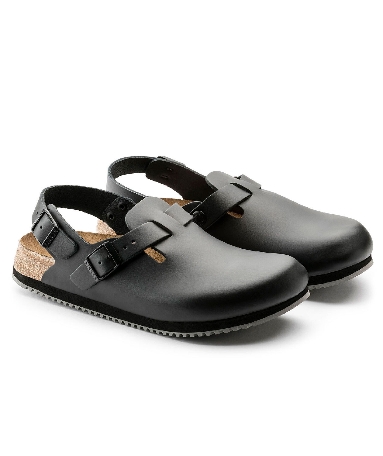 Birkenstock Tokio Supergrip Regular Fit sandaler, Svart, large image number 5