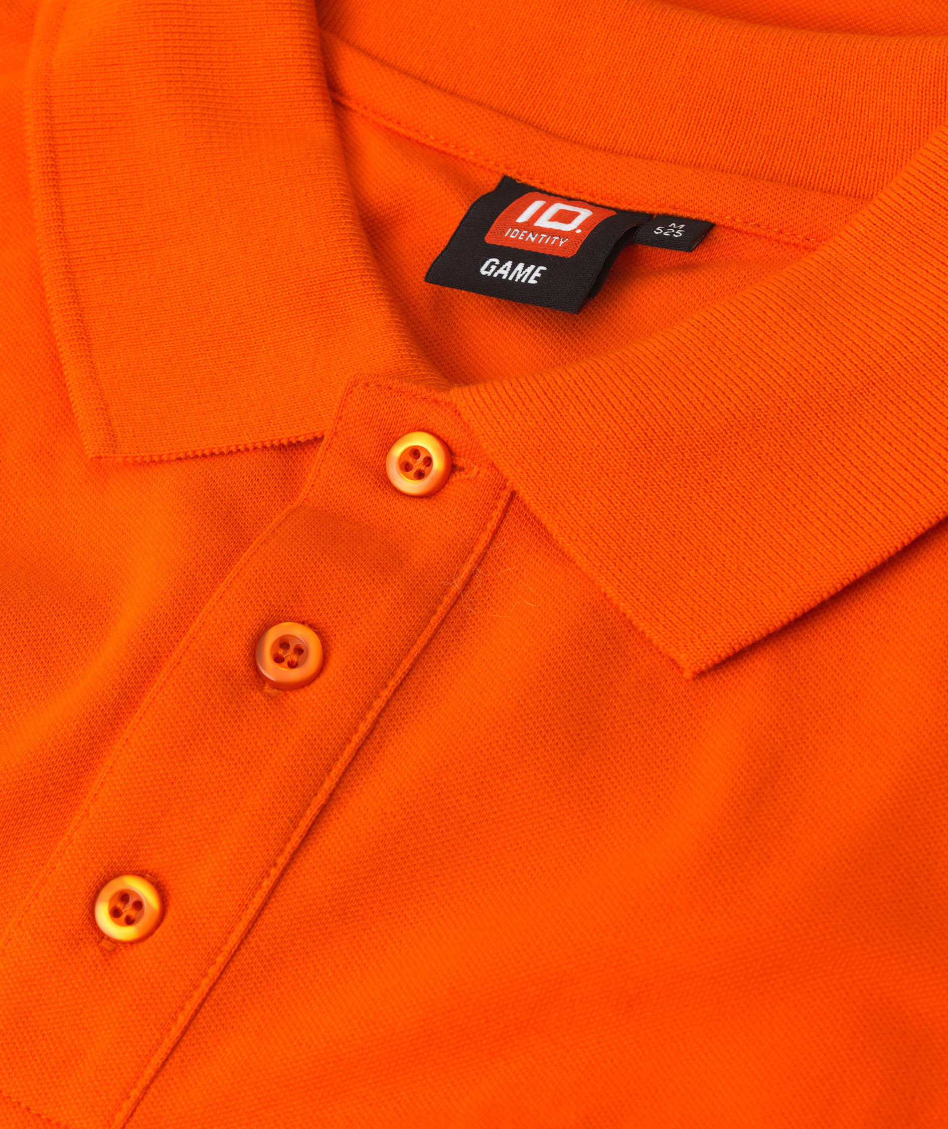 ID Stretch Poloshirt, Orange, large image number 3