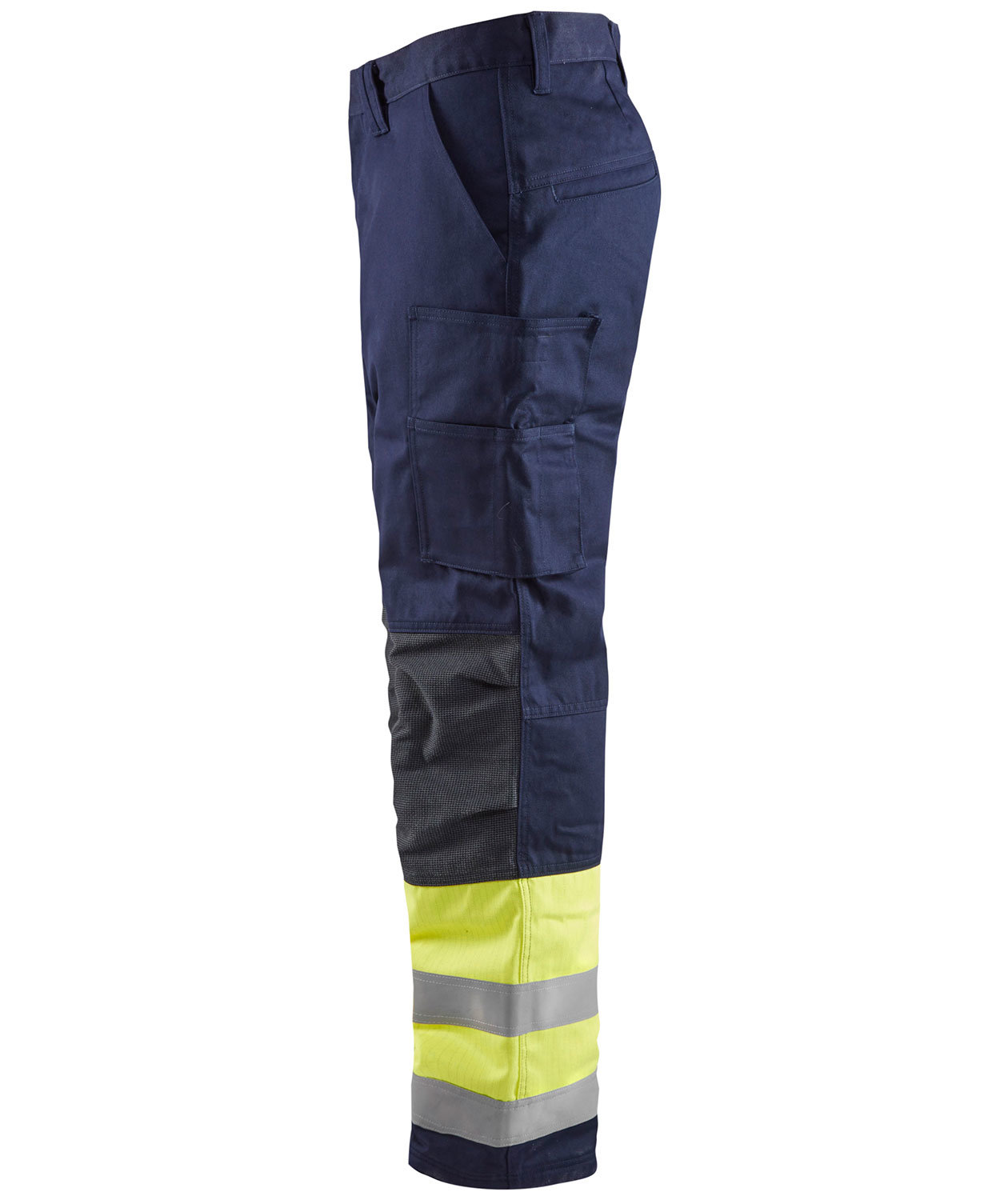 Bl&aring;kl&auml;der Multinorm winter trousers, Marine/Hi-Vis yellow, large image number 3