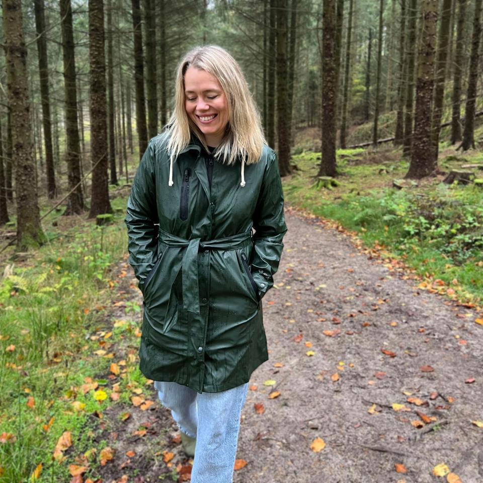 ELKA Recycled PU regnrock dam, Oliv