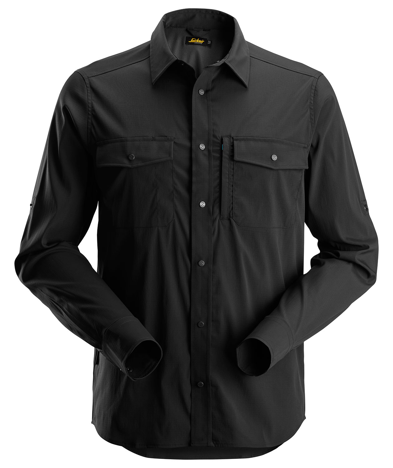 Snickers LiteWork skjorte  8521, Svart, Svart, swatch