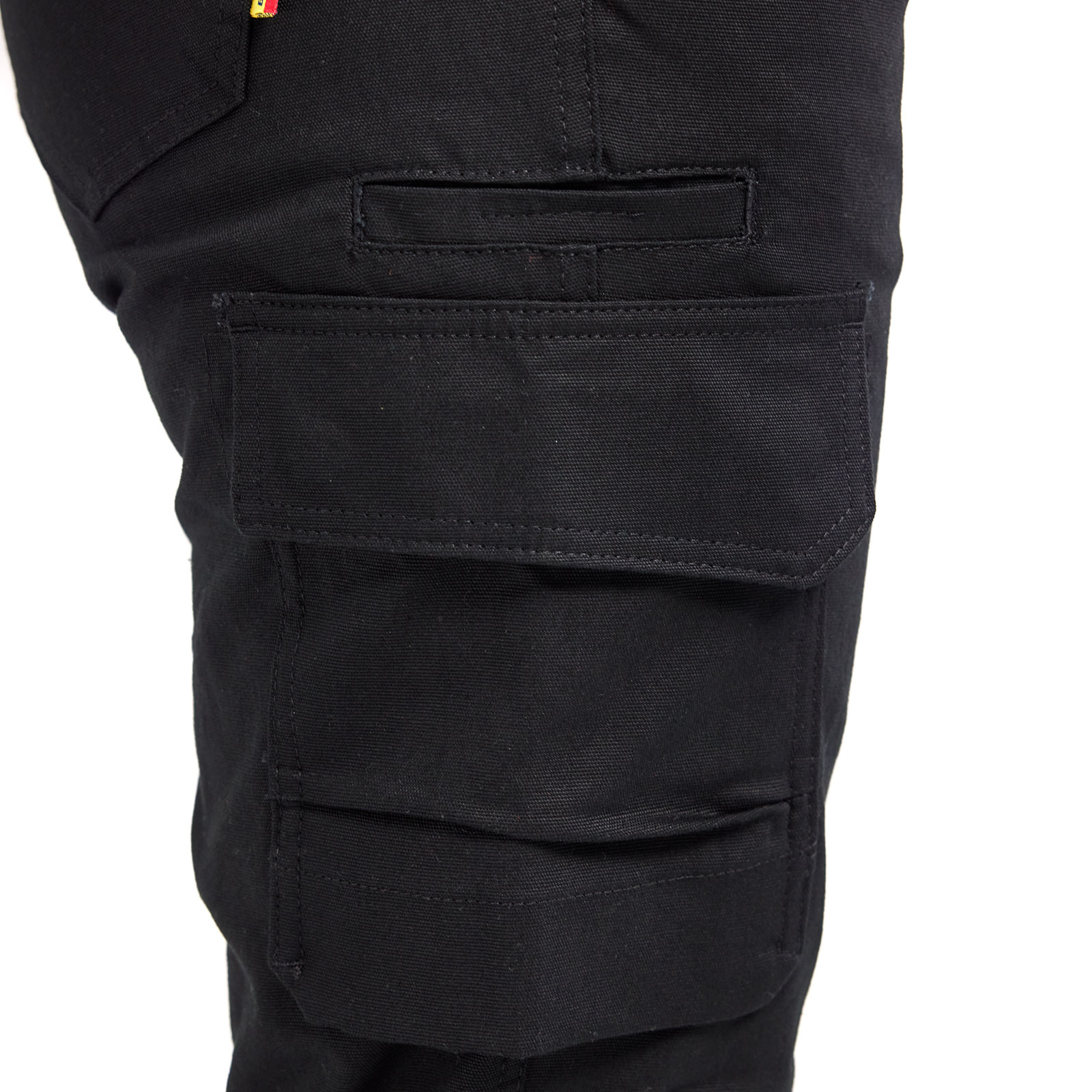 Bl&aring;kl&auml;der dame arbejdsbukser, Sort, large image number 5