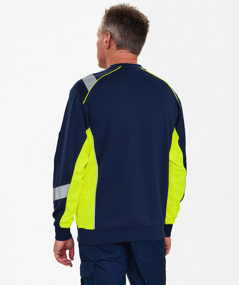 Engel Cargo sweatshirt, Blue Ink/Gul, large image number 3