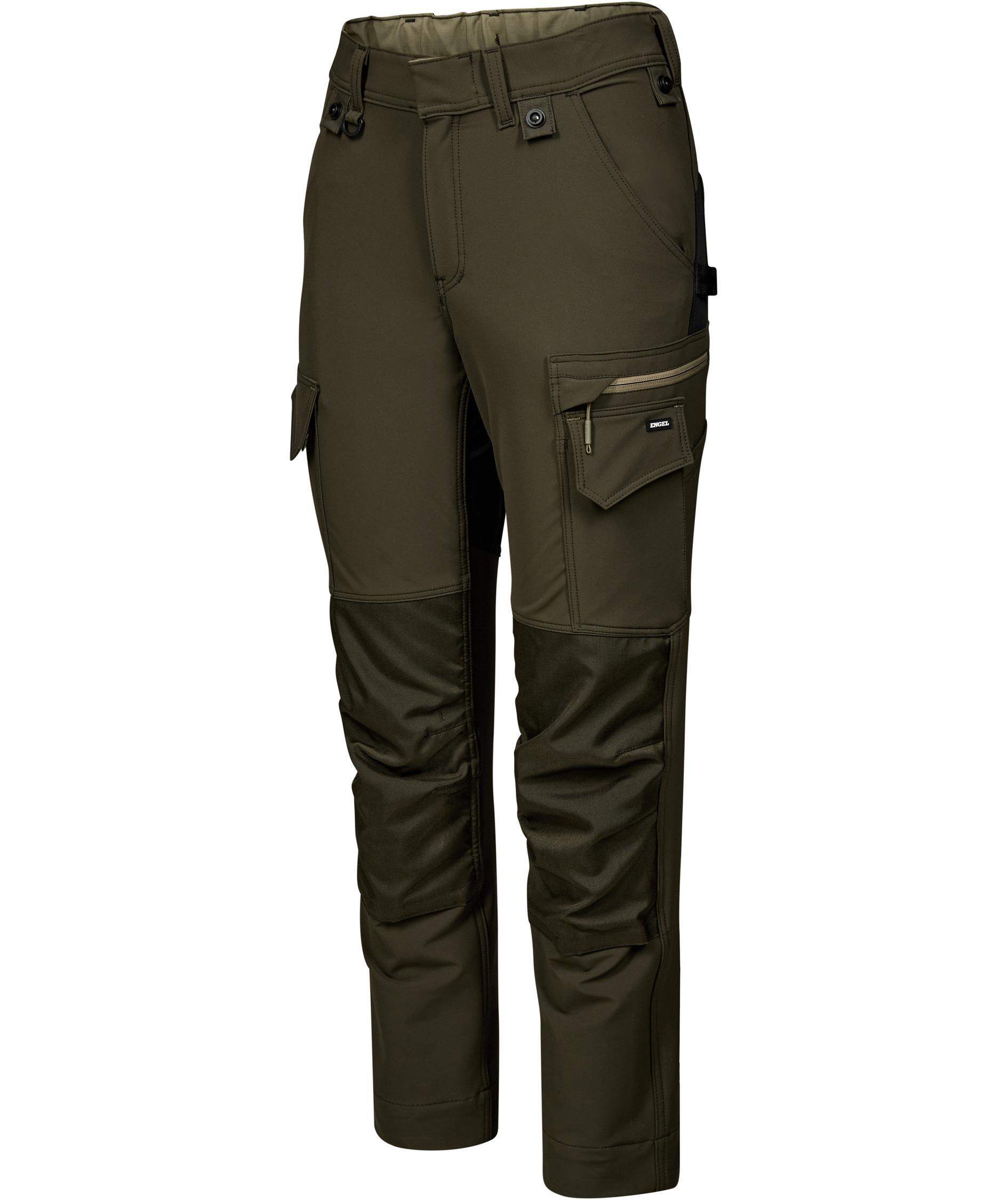 Engel Entire Damen Arbeitshose full stretch, Forest Green/Black, large image number 4