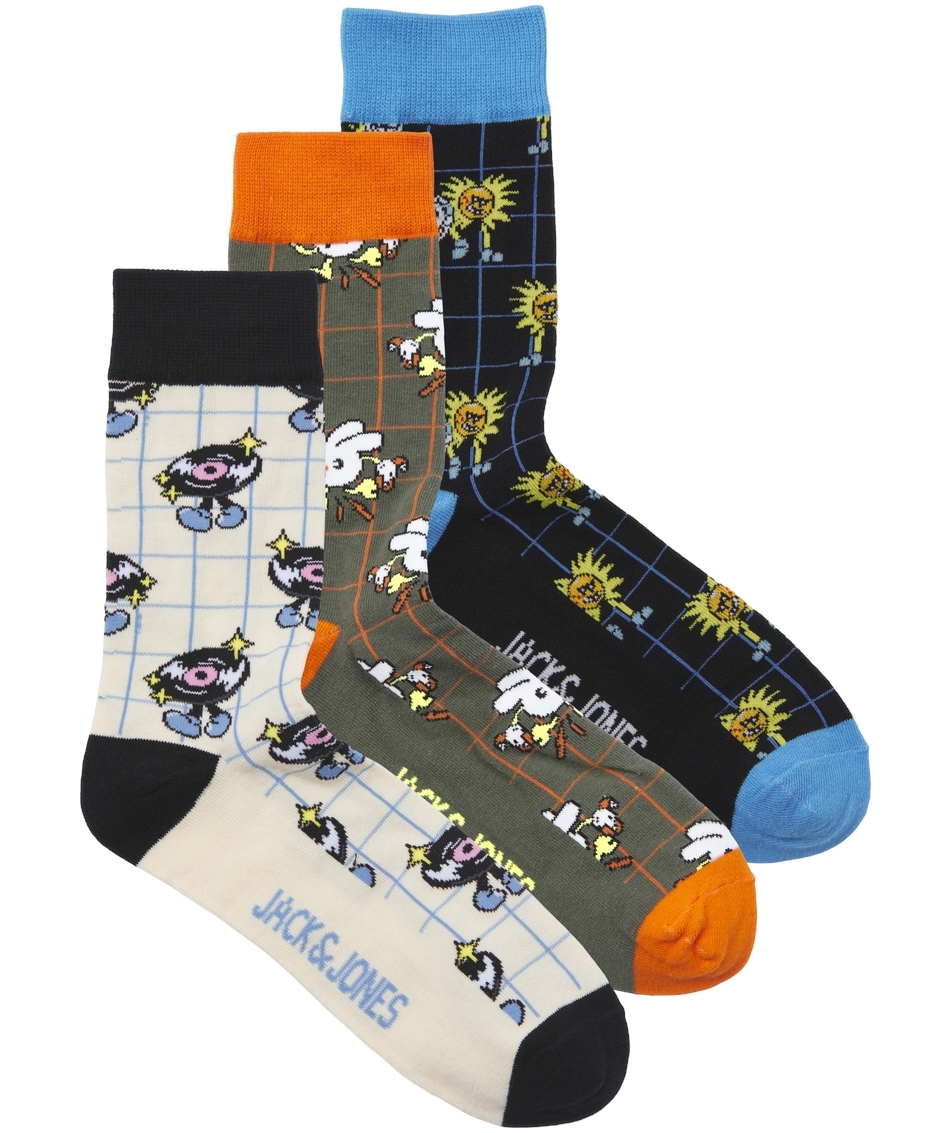 Jack & Jones JACSALON 3-pack socks, Exuberance