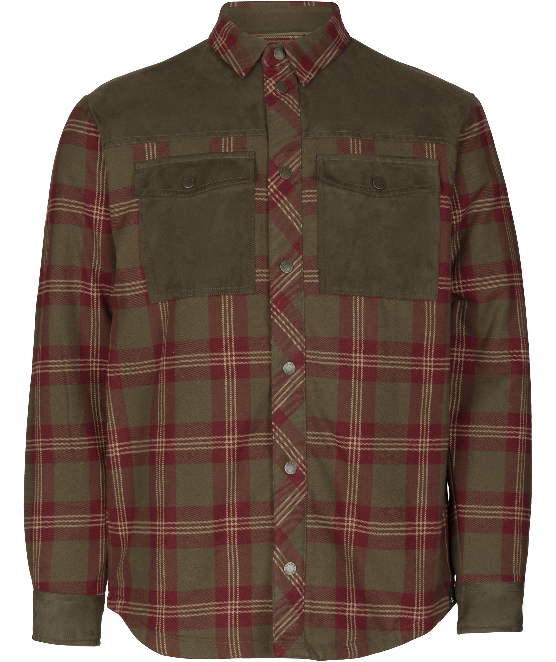 Seeland Vancouver Flanell Overshirt, Red Check