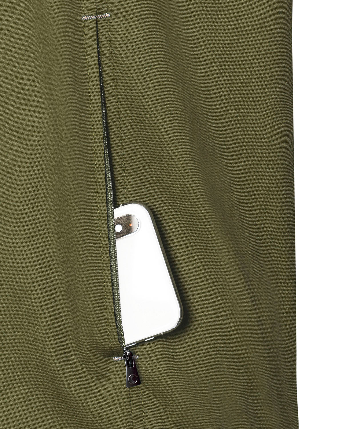 Karlowsky Green-generation kort&aelig;rmet kokkejakke, Mosgr&oslash;n, large image number 4