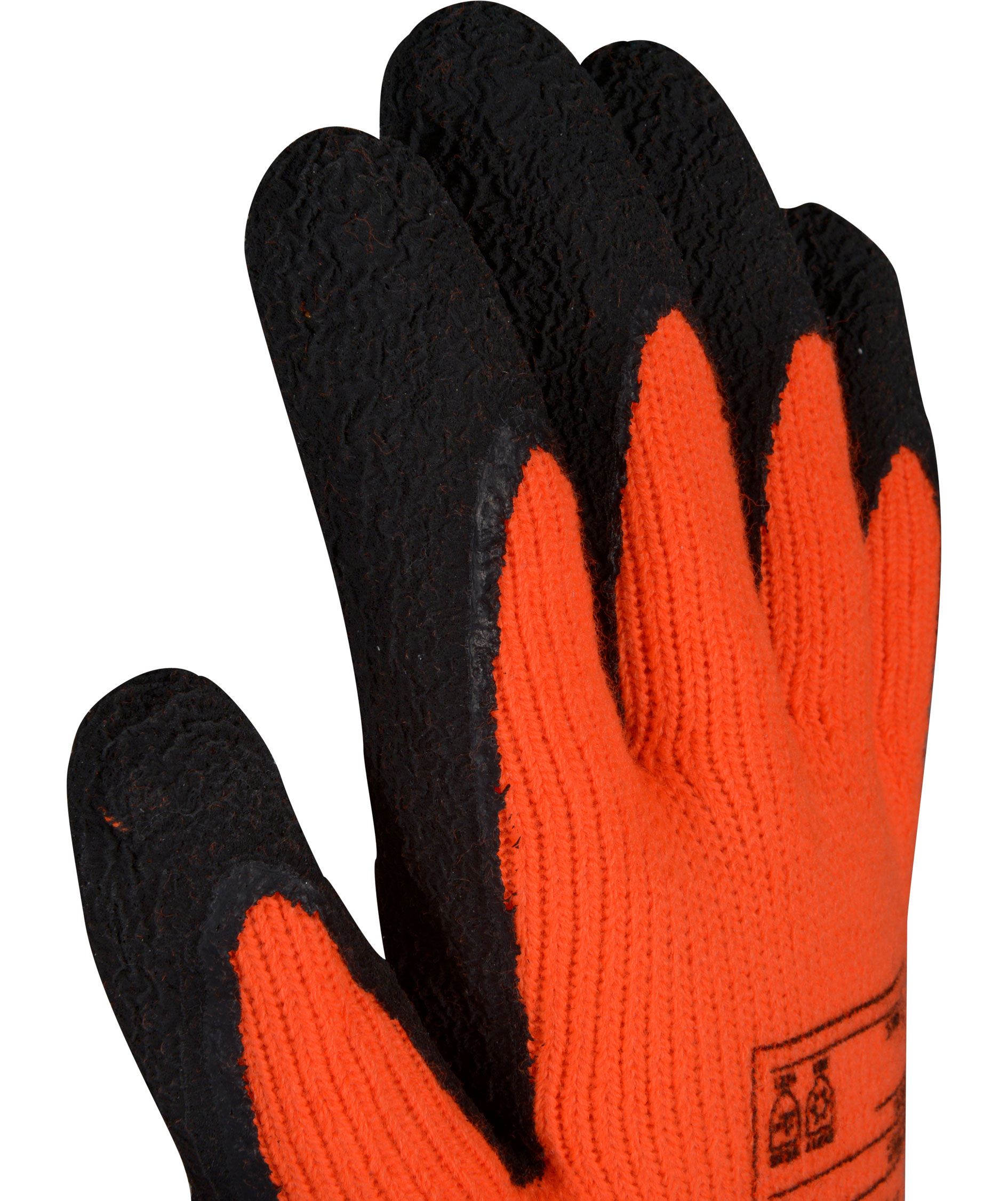 OX-ON InSafe Arctic arbejdshandsker, Sort/Orange, large image number 3