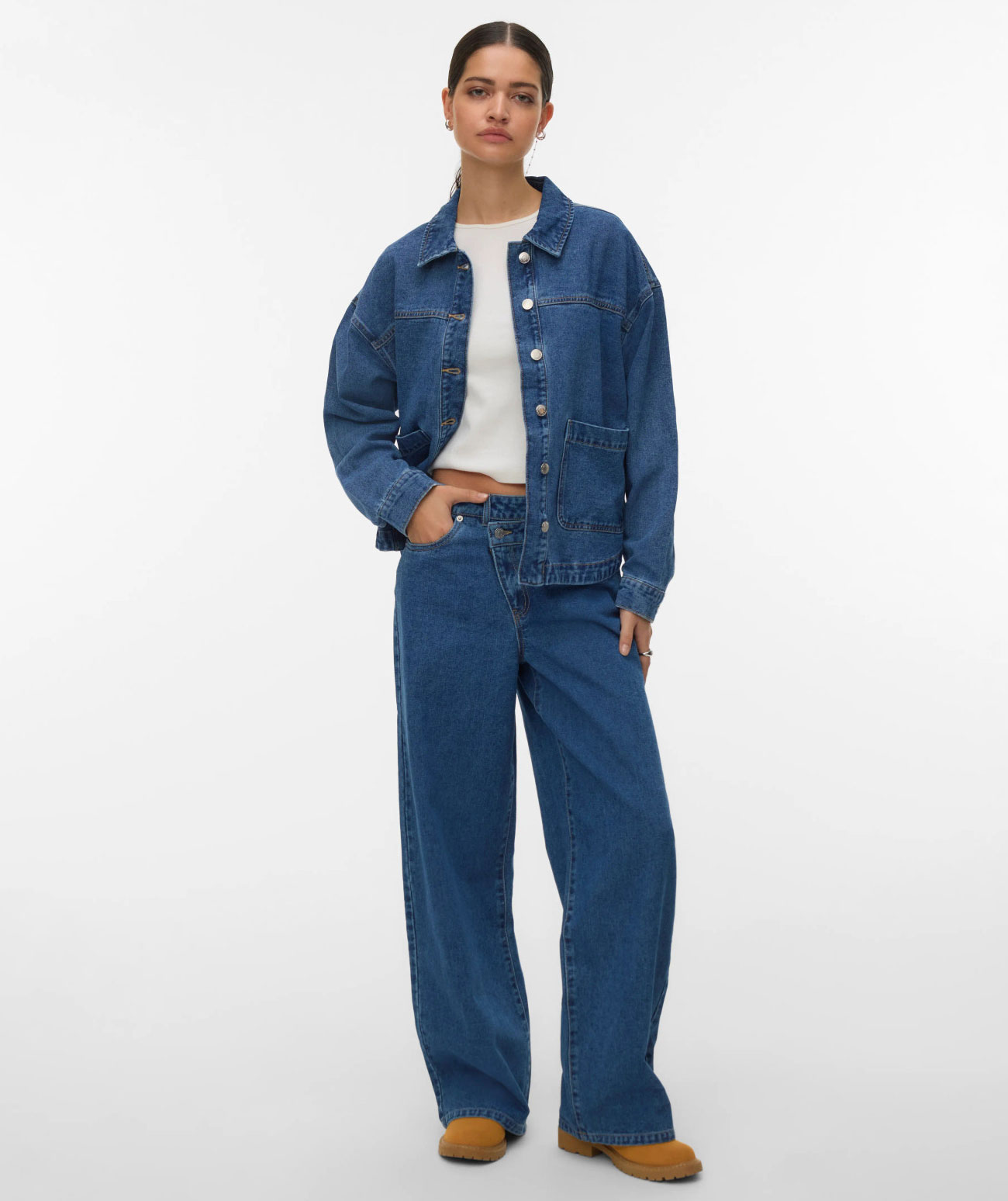 Vero Moda VMJAMIE Denim Hemdjacke