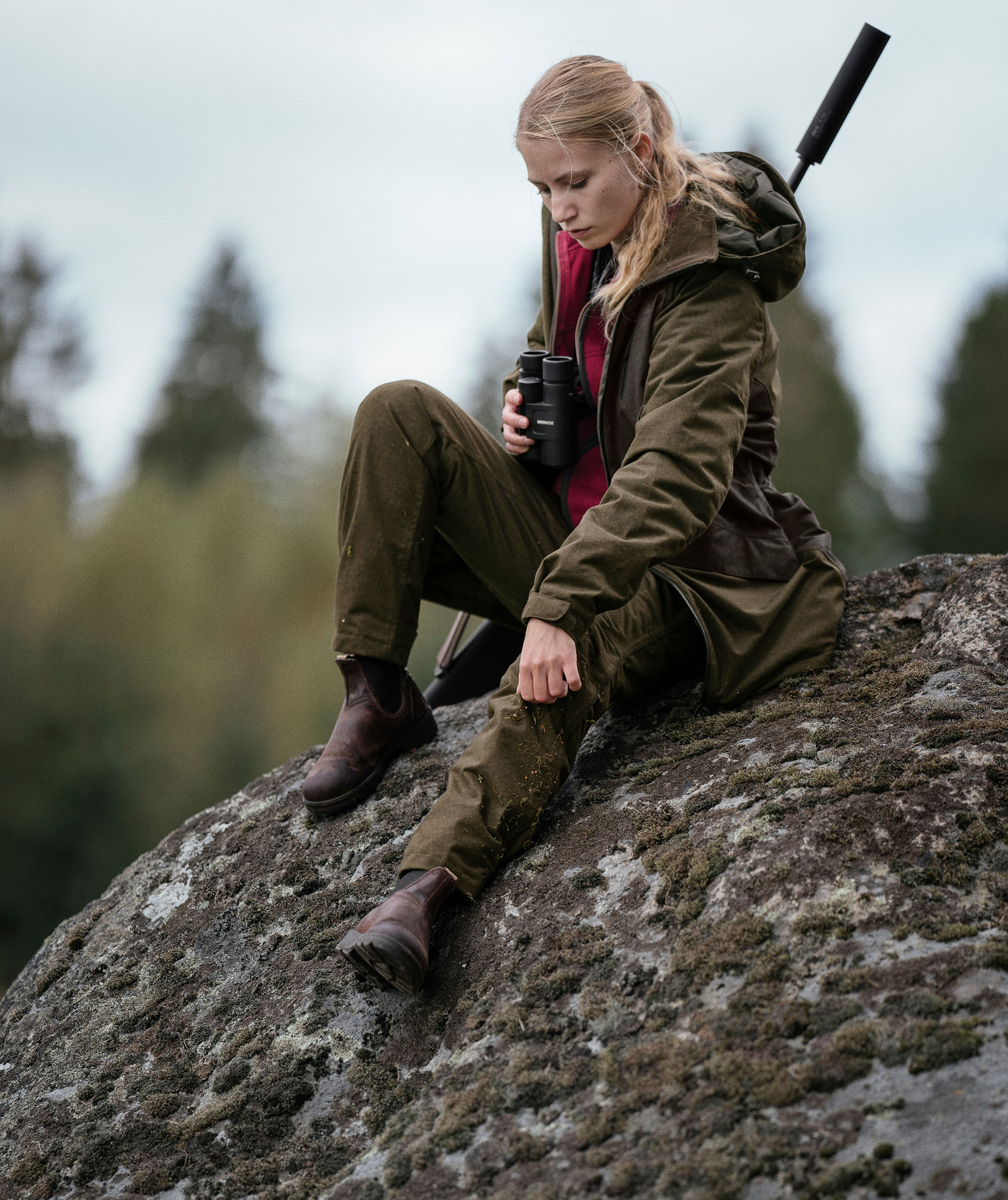 Seeland Avail Aya Insulated jacka dam, Pine Green/Demitasse Brown