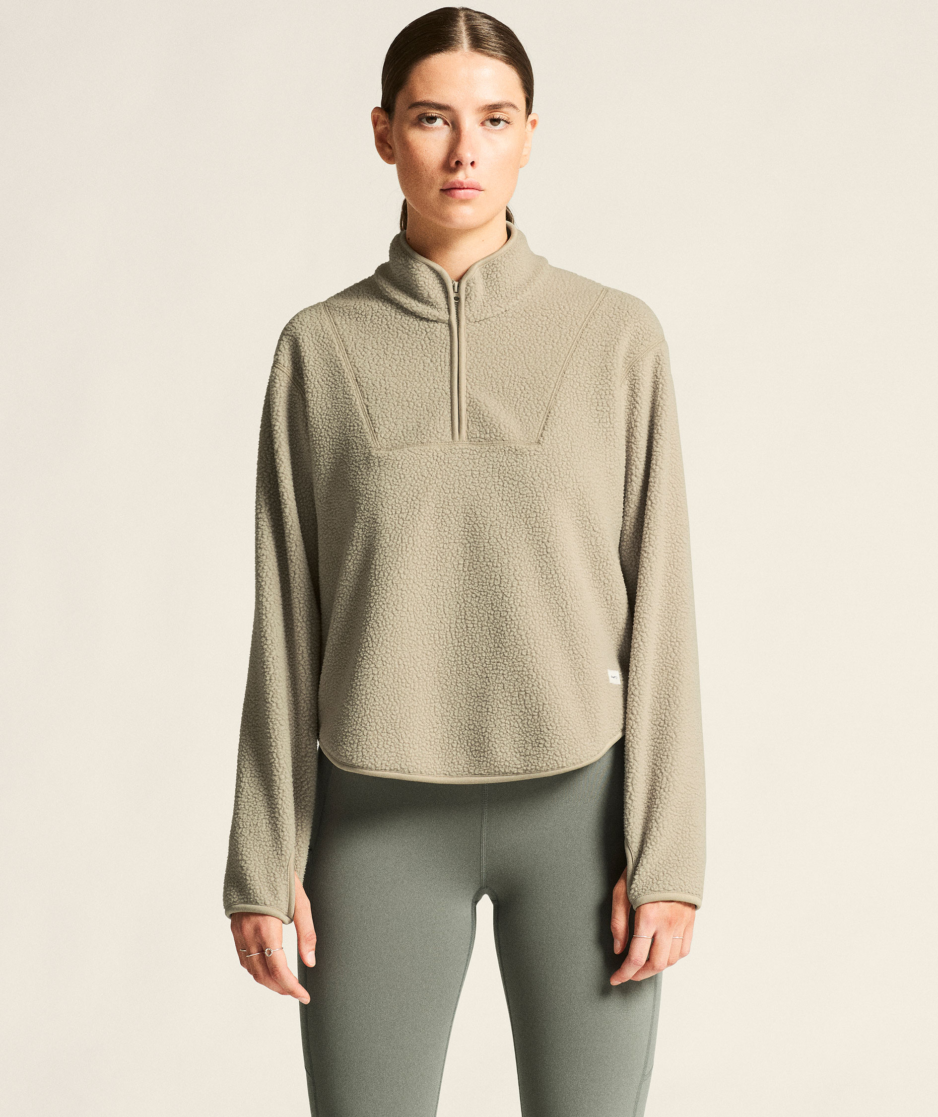 Craft Join dame half zip fiberpelstr&oslash;je, Hay