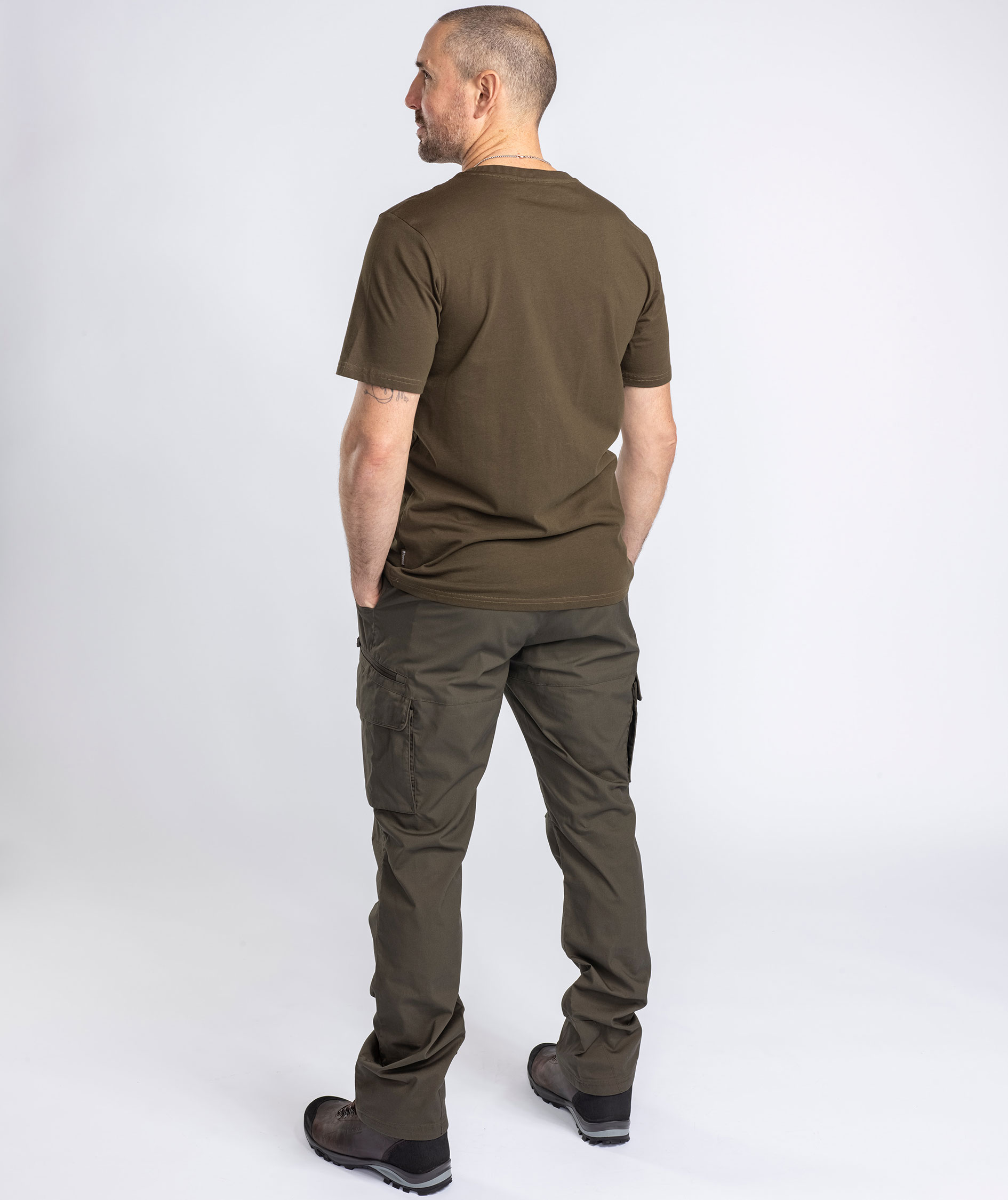 Pinewood Red Deer T-shirt, Green, large image number 5