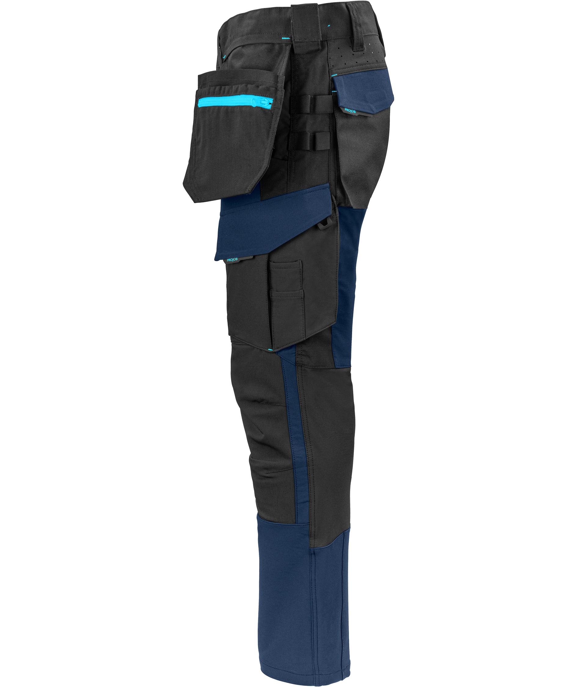 ProJob h&aring;ndv&aelig;rkerbukser 5551 full stretch, Navy, large image number 3