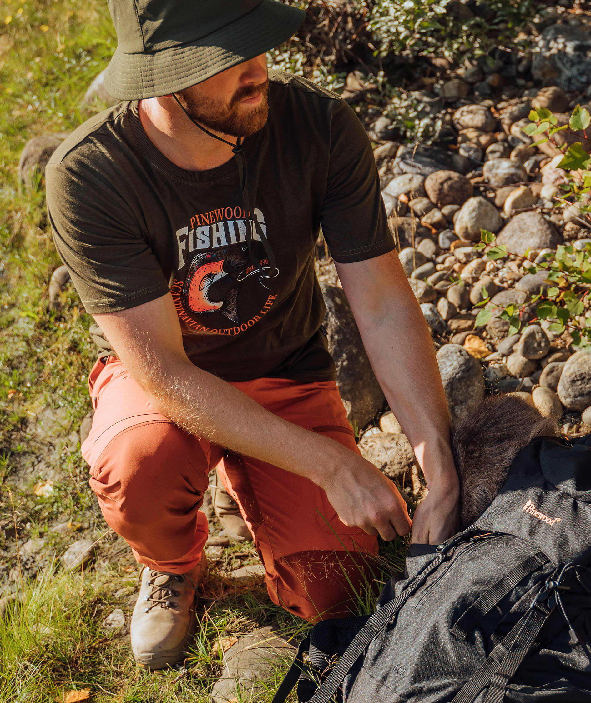 Pinewood Caribou TC bukser, Burned Orange/Terracotta, Burned Orange/Terracotta, large image number 14