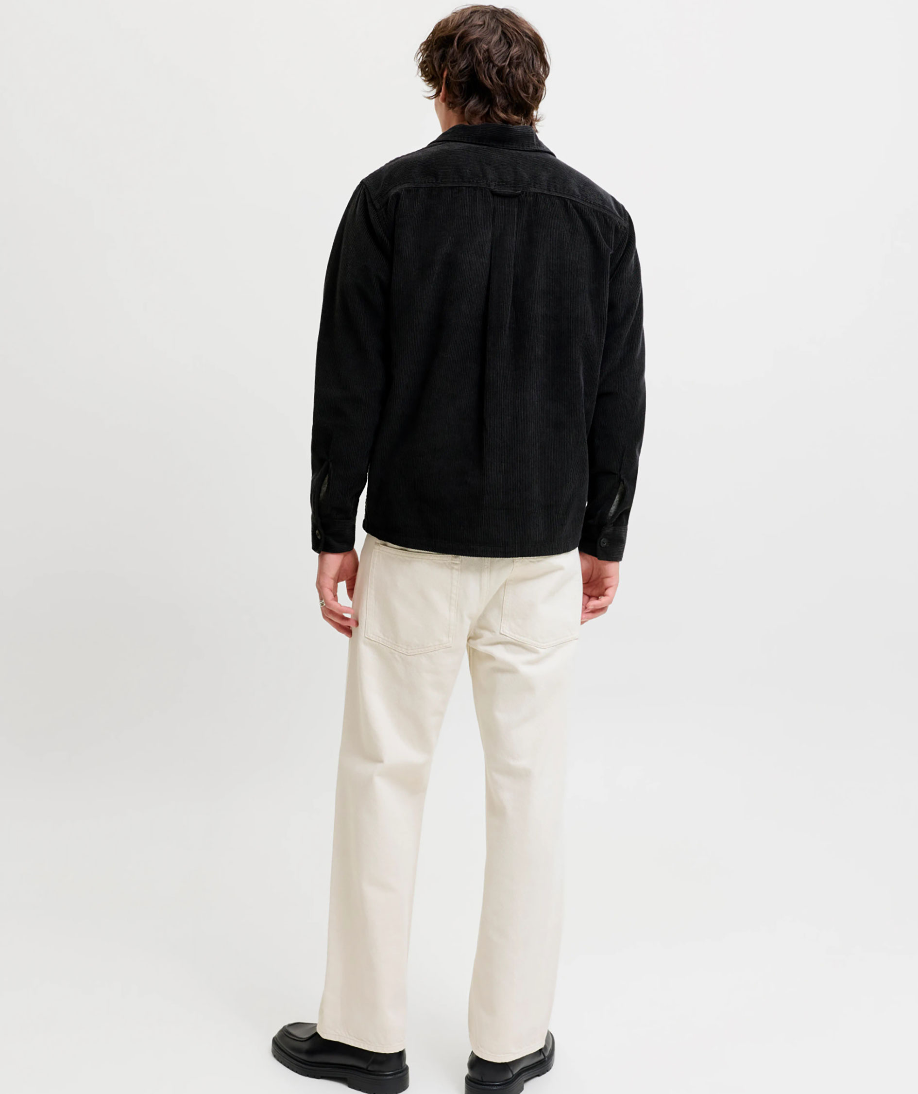 Jack & Jones JJEREGENT CORD Overshirt, Black, large image number 2
