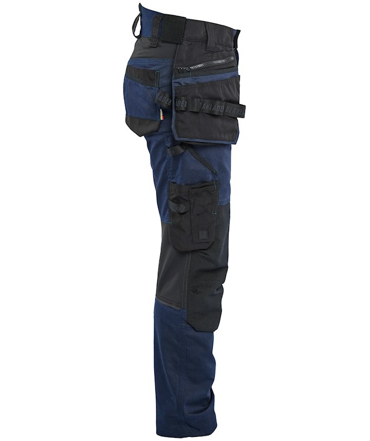 Bl&aring;kl&auml;der Striker women's craftsman trousers, Dark Marine Blue/Black, Dark Marine Blue/Black, large image number 2