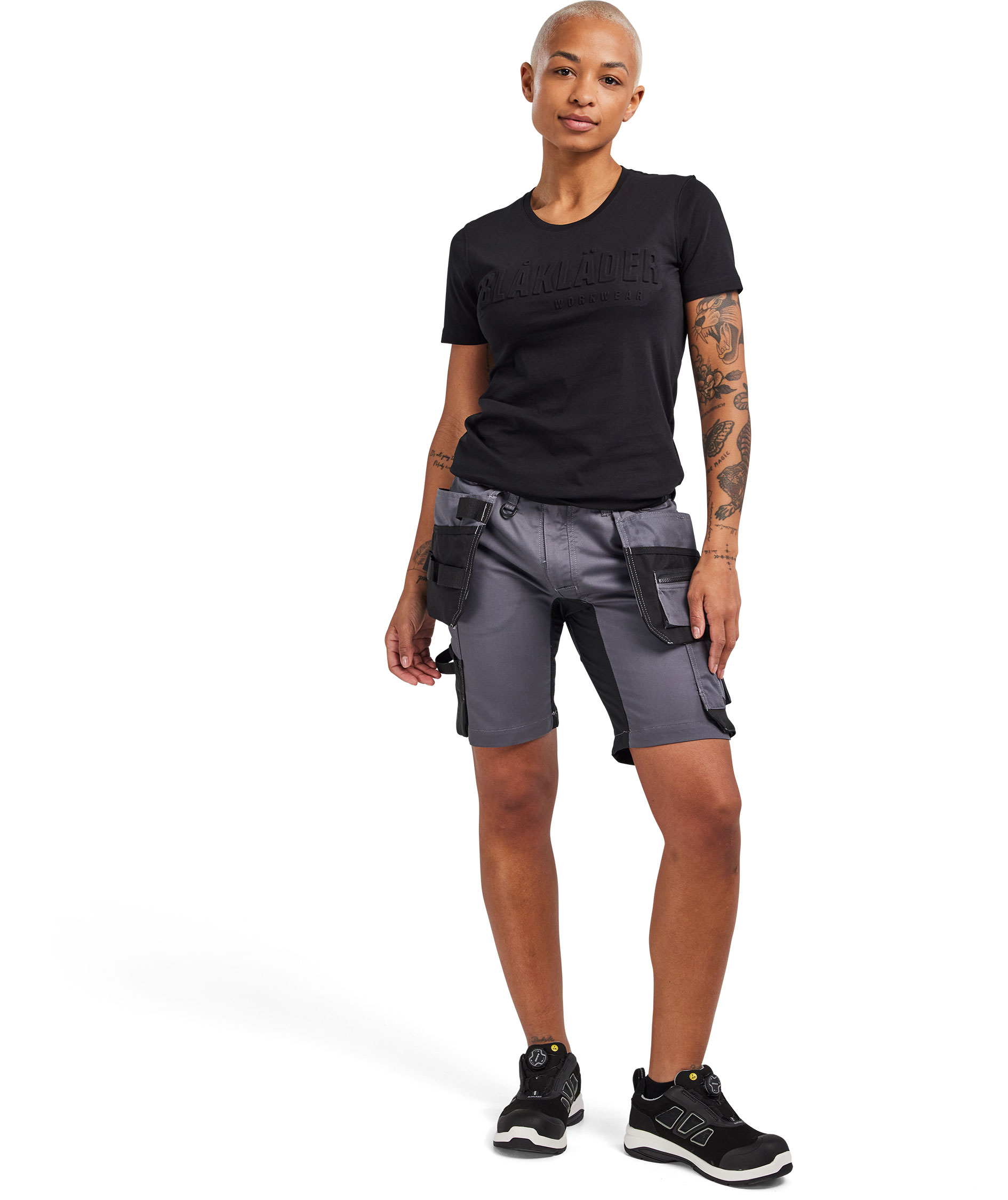 Bl&aring;kl&auml;der women's craftsman shorts, Middlegrey, large image number 1