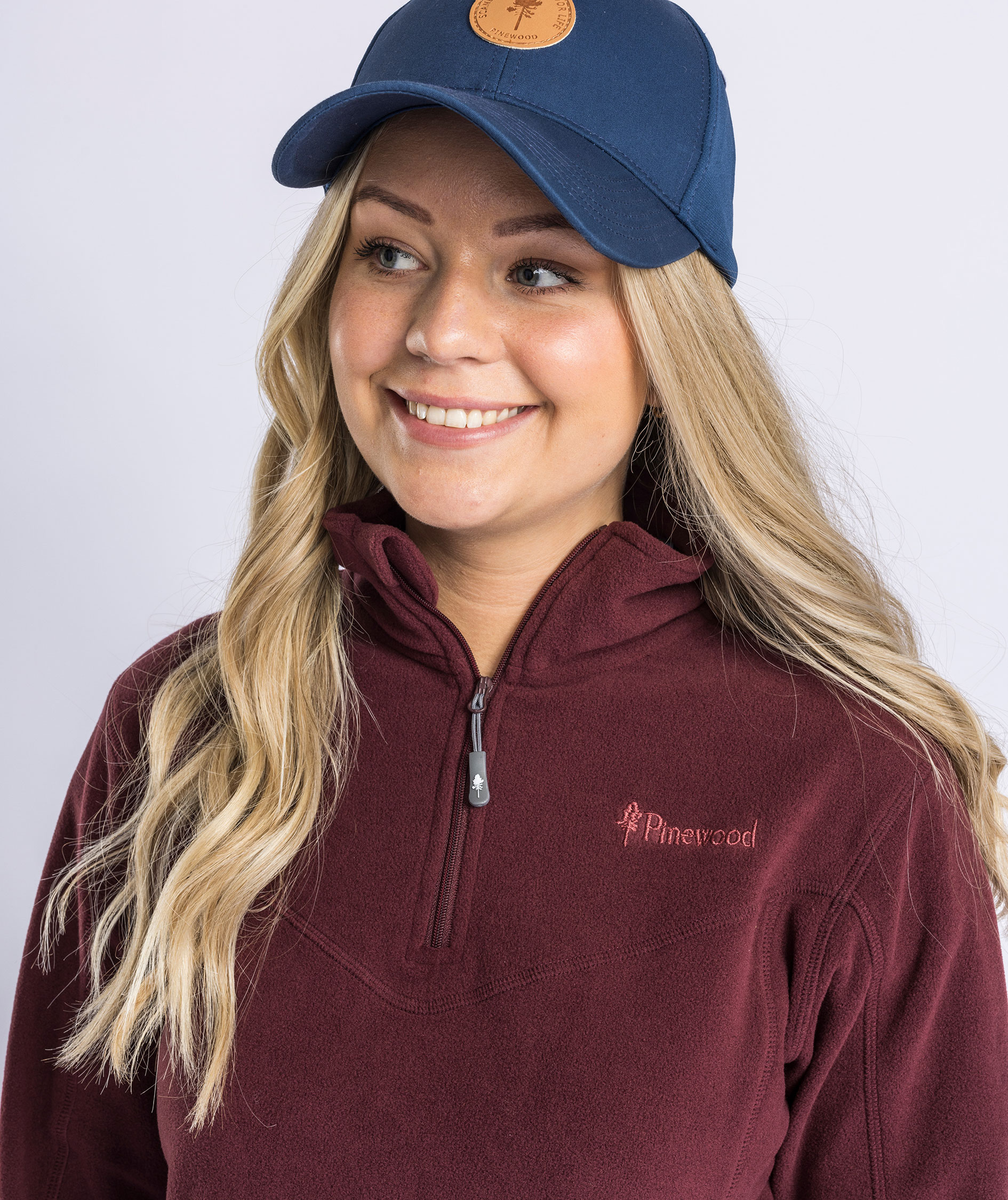 Pinewood&nbsp;Tiveden dame fleecetr&oslash;je, Earth Plum, large image number 4