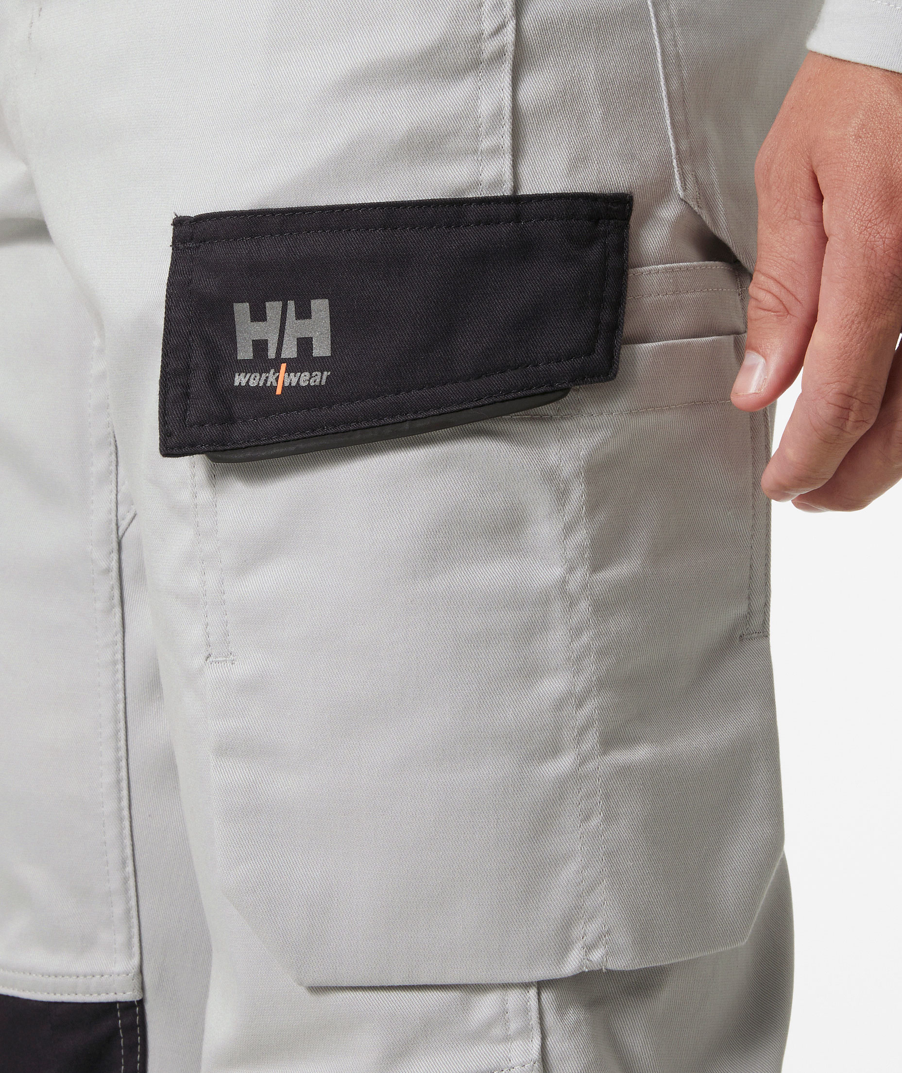 Helly Hansen Manchester Abeitshose, Grey fog/Ebony, large image number 4
