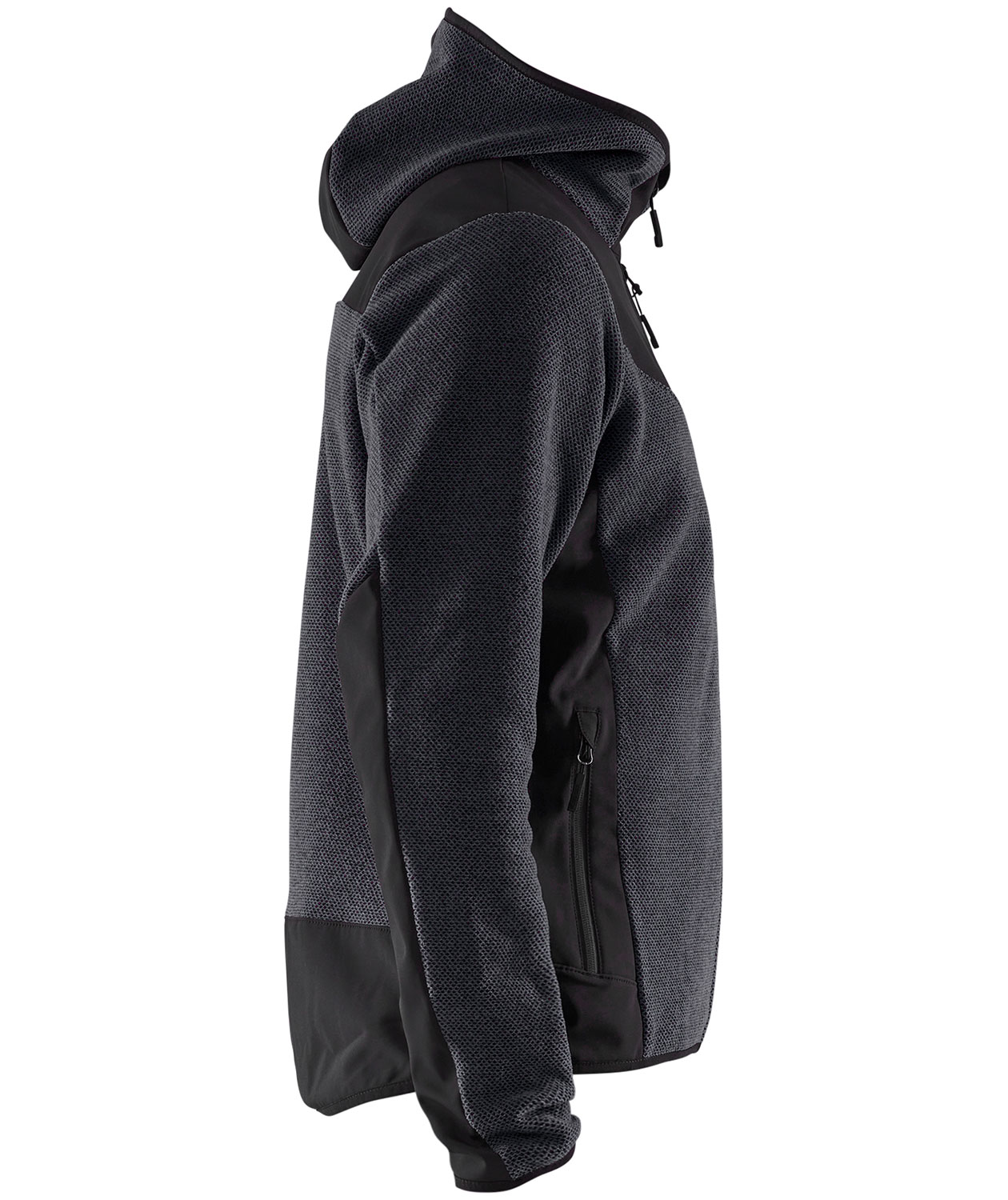 Bl&aring;kl&auml;der stickadjacka, Antracitgr&aring;/Svart, large image number 2