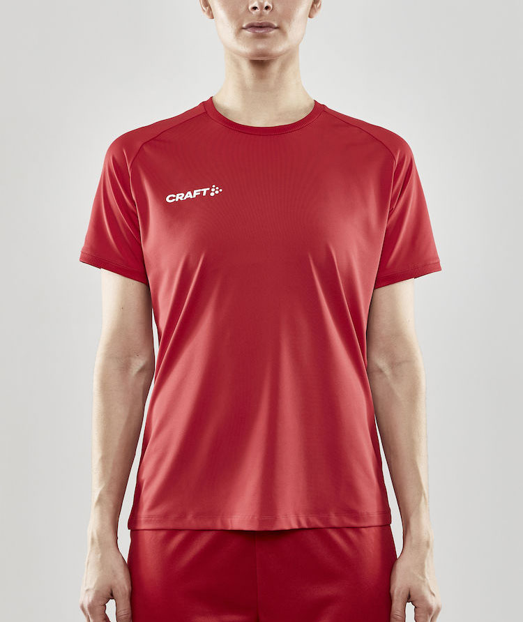 Craft Progress dame T-shirt, Bright red, large image number 1