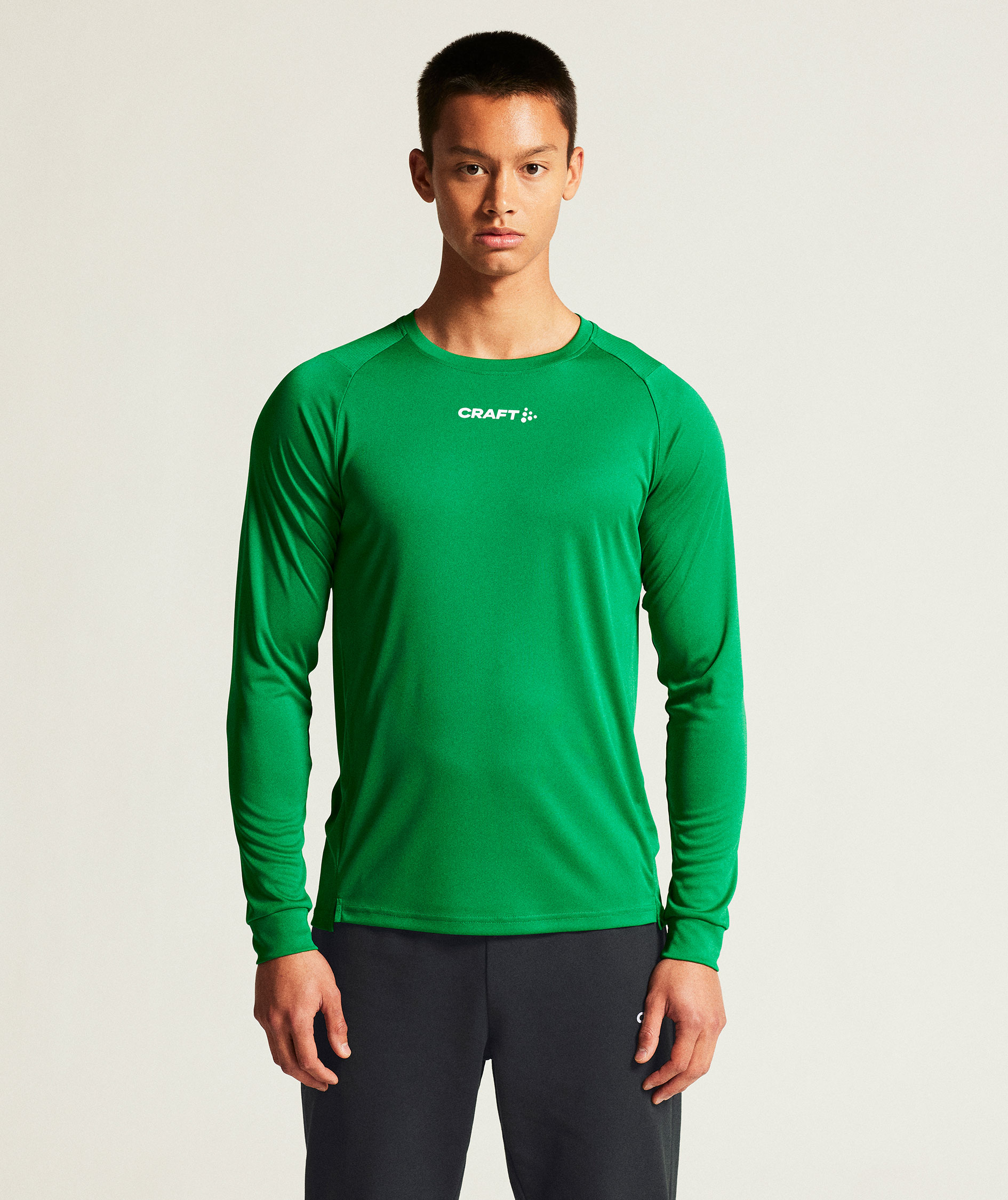 Craft Rush 2.0 l&aring;ng&auml;rmad T-shirt, Team green