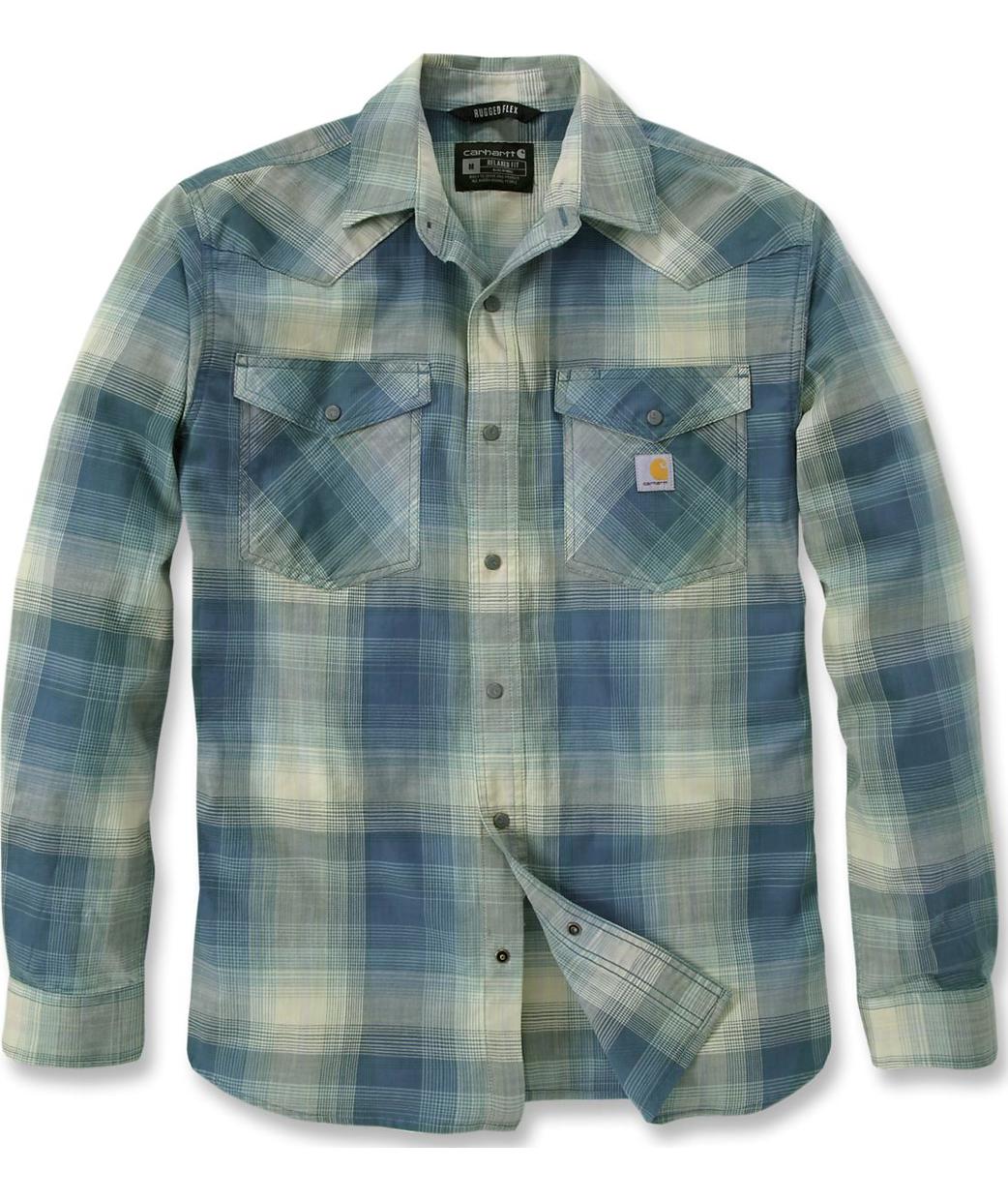 Carhartt Montana skjorte, Storm Blue