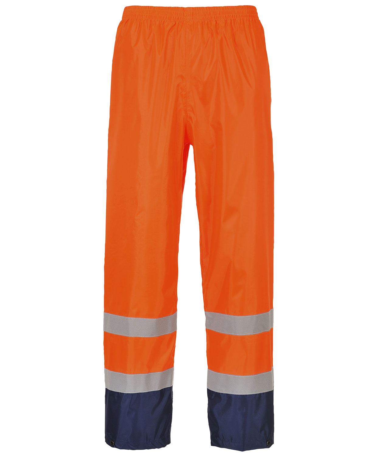 Portwest  rain trousers, Hi-vis Orange/Marine