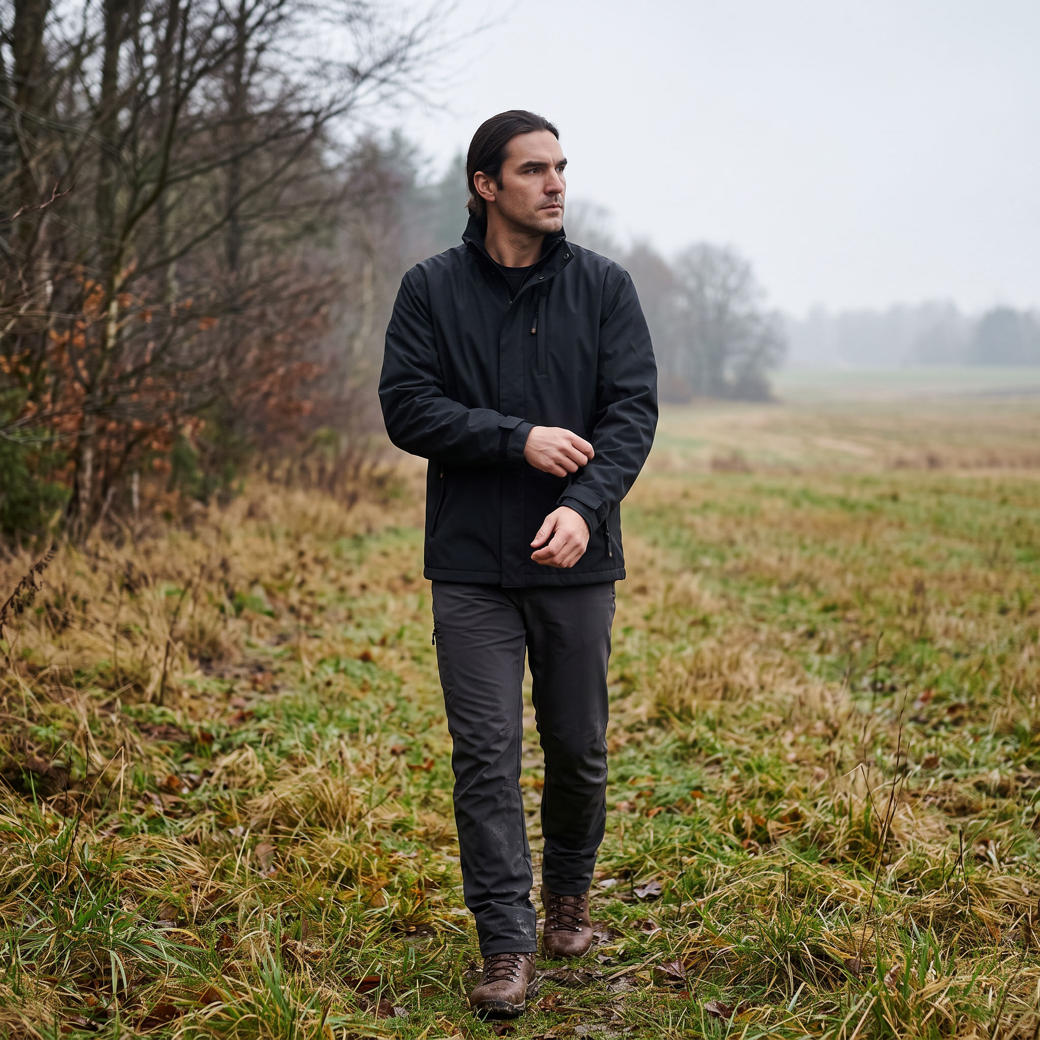 Deerhunter Sarek shell jacket, Svart