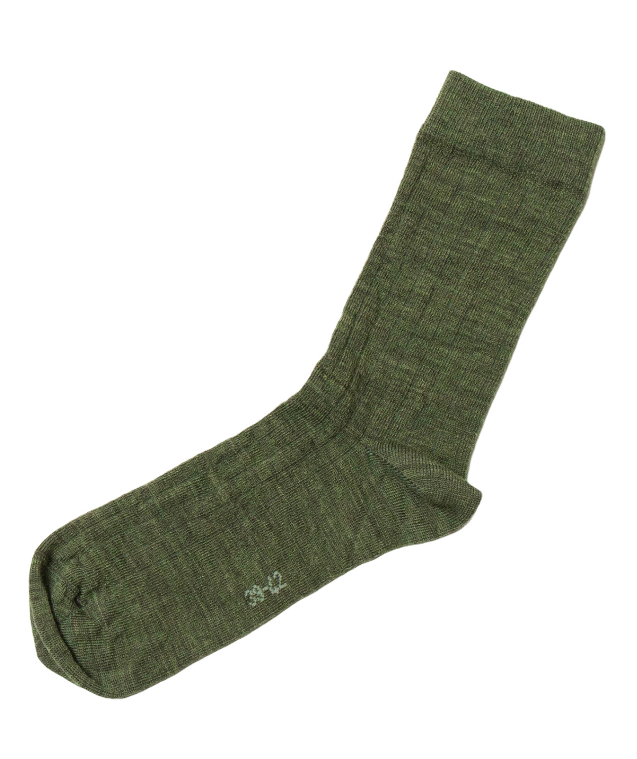 Joha&nbsp;str&oslash;mper med uld, Mossgreen melange, Mossgreen melange, swatch