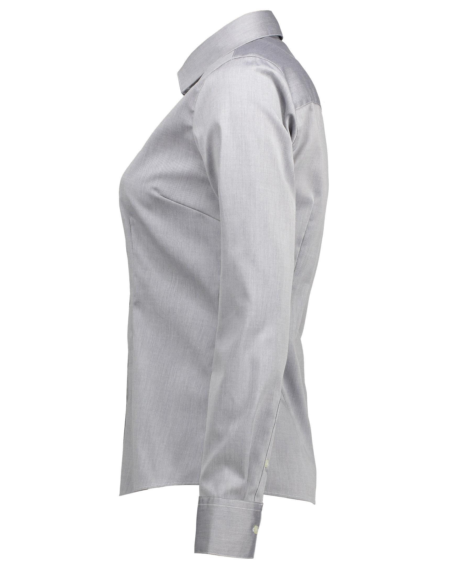 Seven Seas Fine Twill Modern fit skjorta dam, Silver Grey, large image number 3