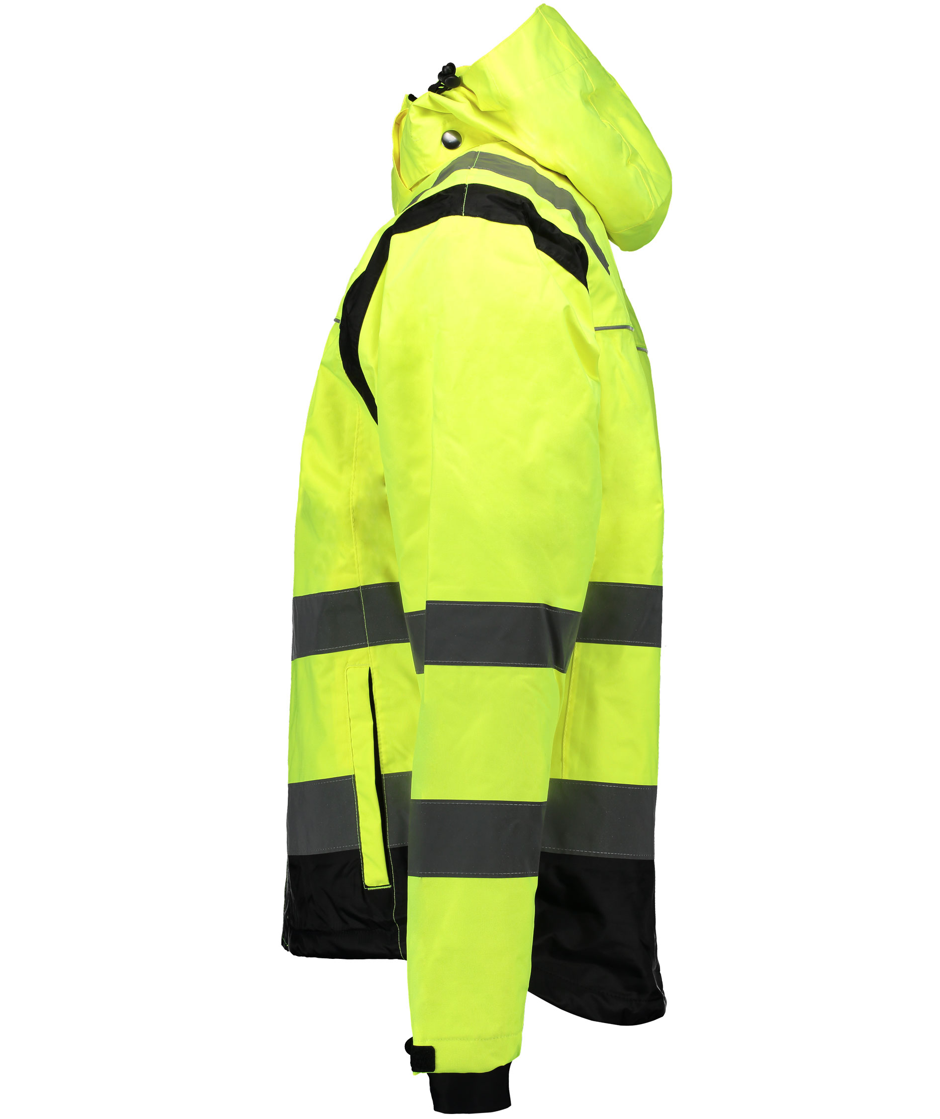 Vidar V4010 skaljakke, Hi-vis Gul/Sort, large image number 3
