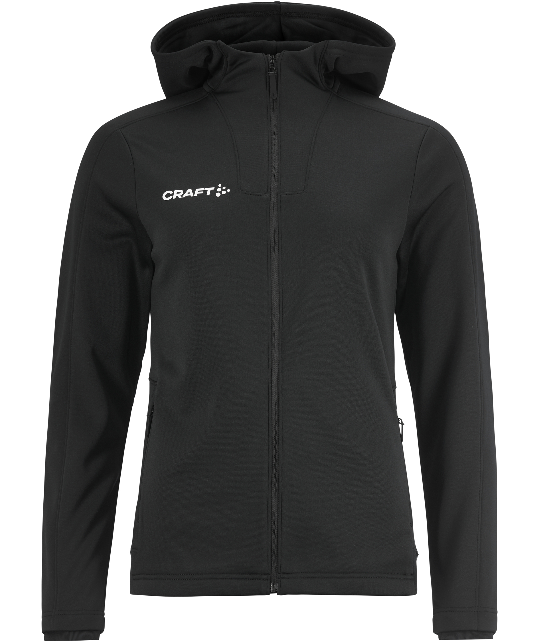 Craft Evolve 2.0 Damen Hoodie mit Rei&szlig;verschluss, Black