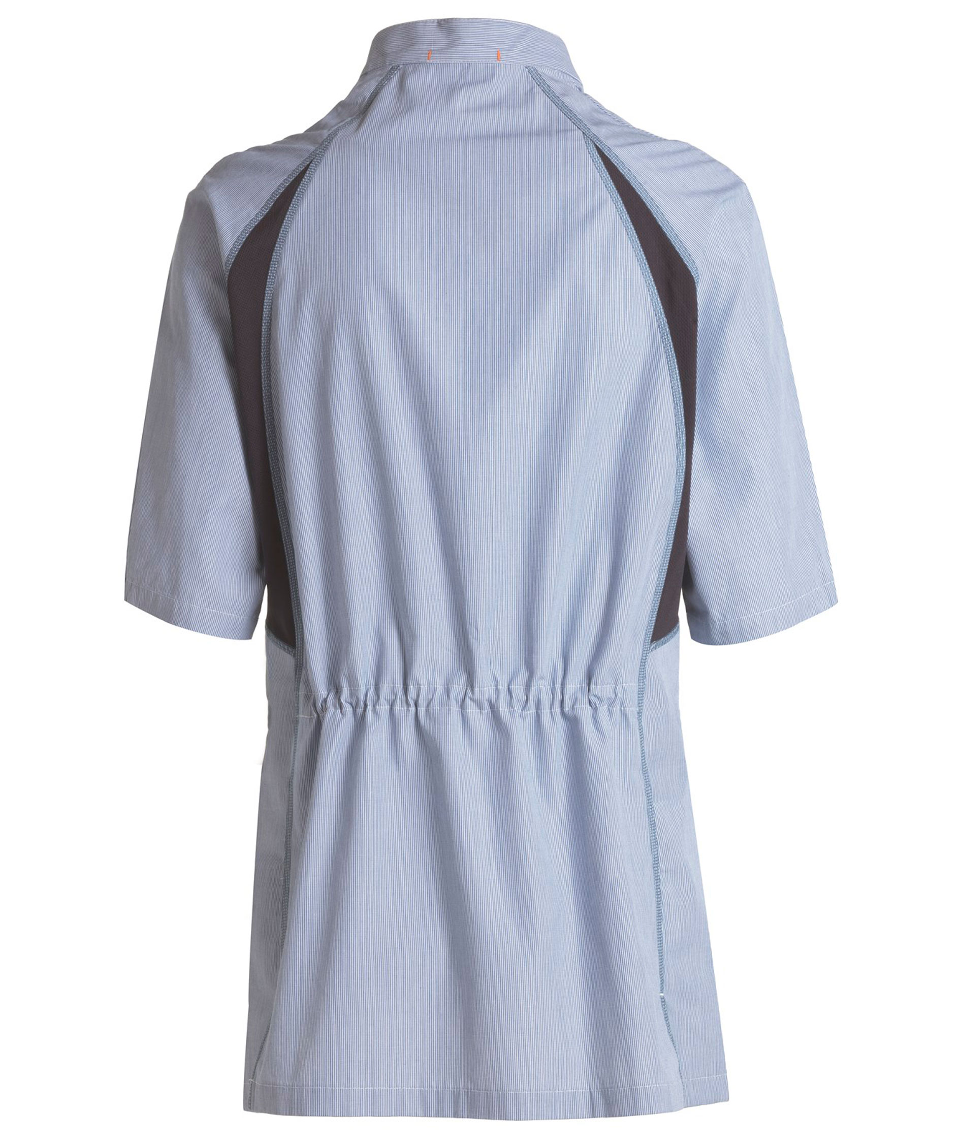 Kentaur kurz&auml;rmlige Funktionshemd, Blau/Wei&szlig; Gestreift, large image number 2