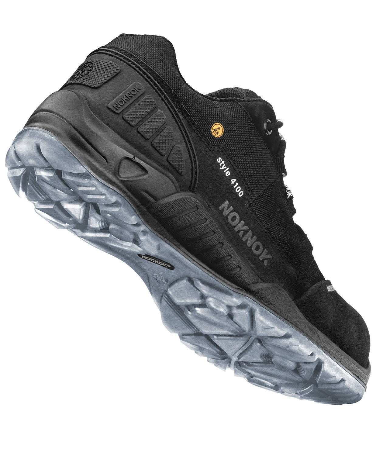 NOKNOK 4100 skyddsskor S1P, Svart